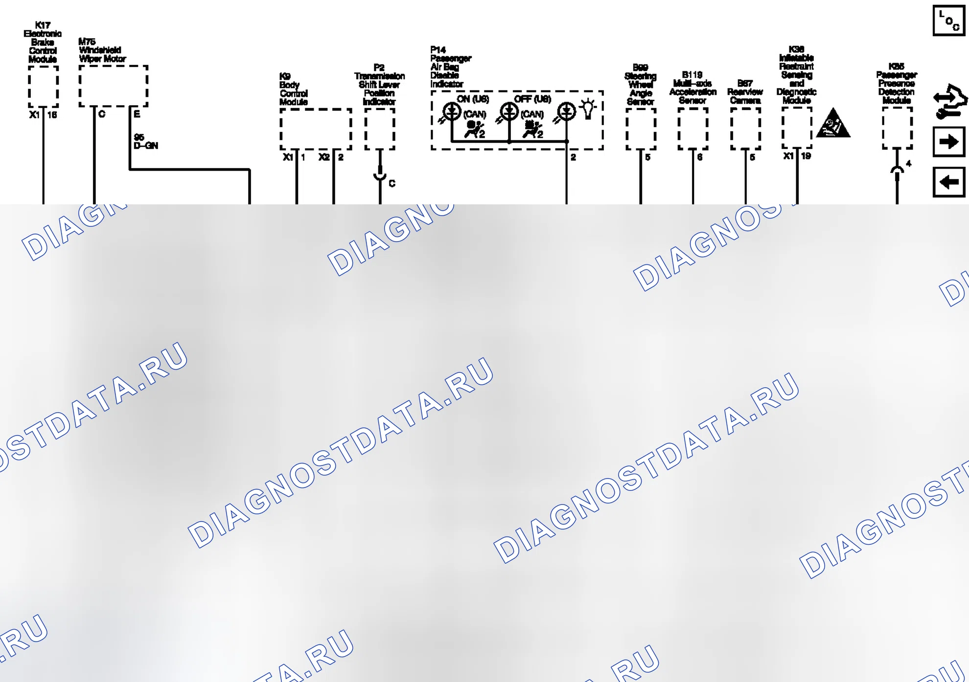 Рис. 41: G205, G210 и G311. Chevrolet Equinox II