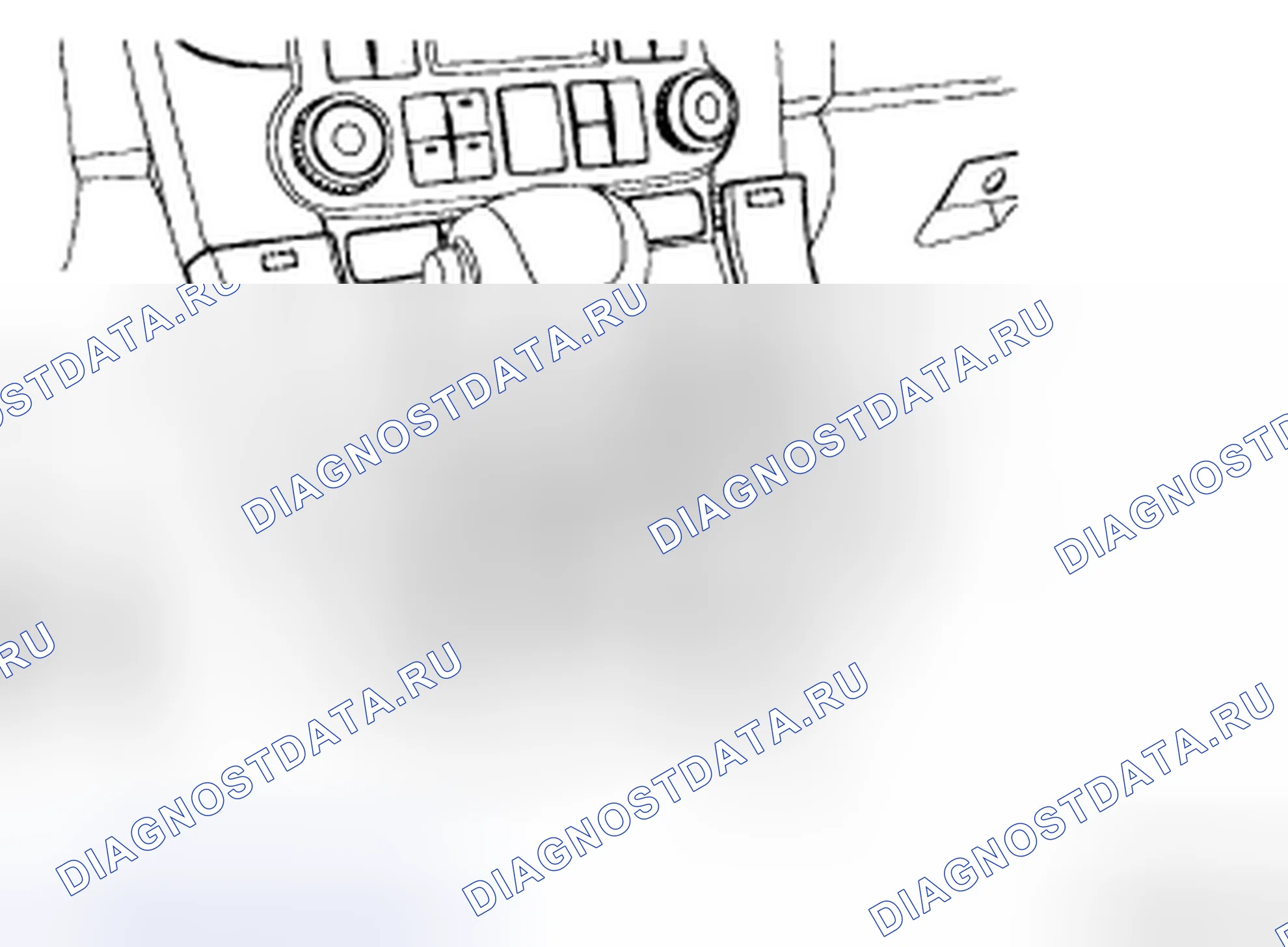 Рис. 5: ПРОВЕРКА обогрева стёкол. Kia Sedona II
