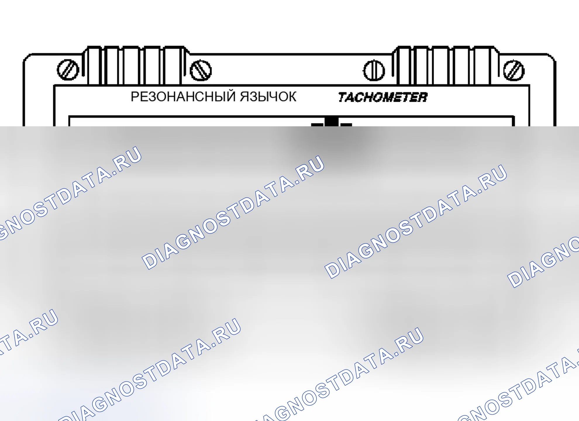 Рис. 34: Описание тахометра Reed. GMC Savana H2500 