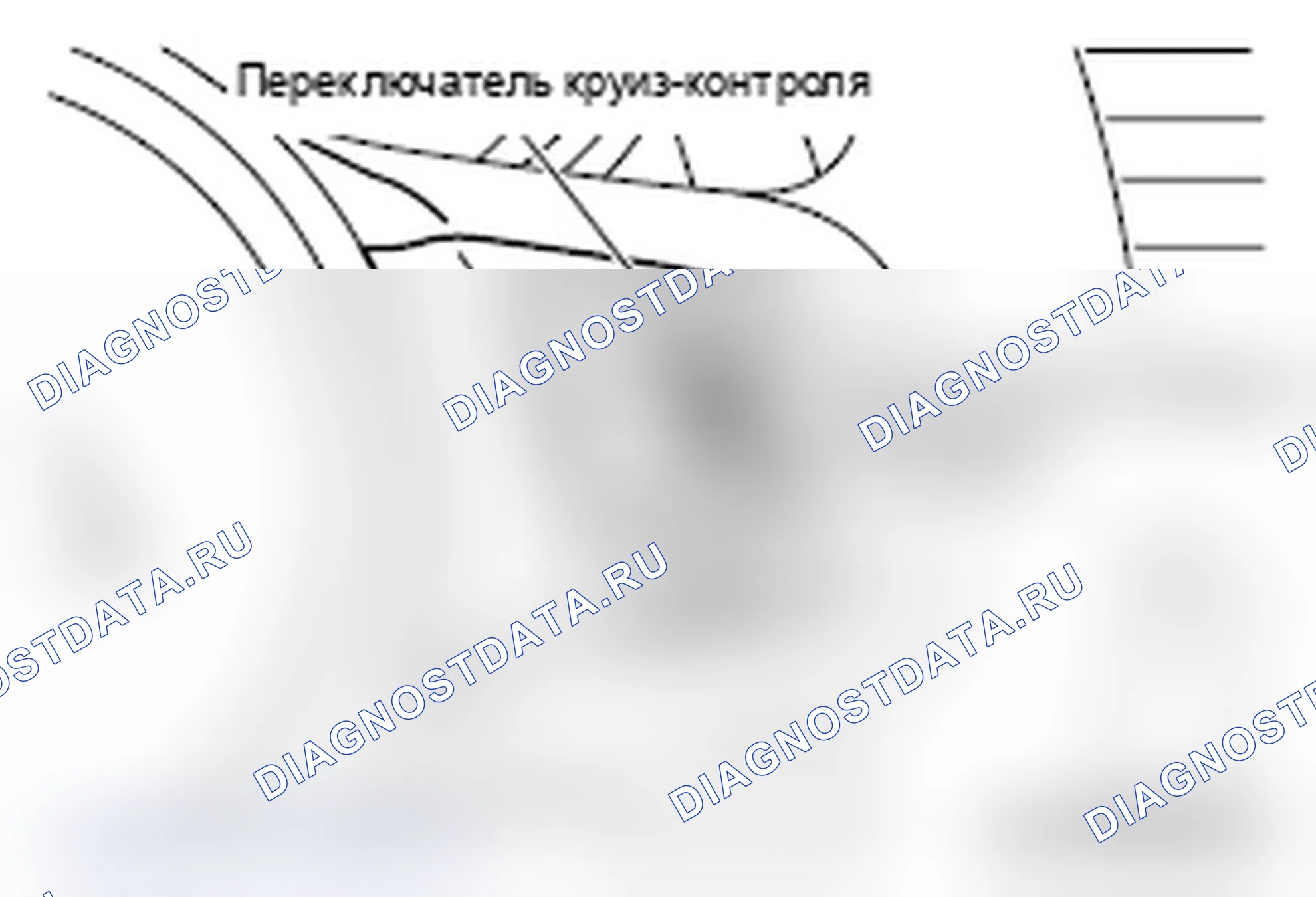 Рис. 77: ВОЗВРАТ К УСТАНОВЛЕННОЙ СКОРОСТИ ПЕРЕД ОТМЕНОЙ И ОТМЕНА КРУИЗ-КОНТРОЛЯ. Mitsubishi Lancer Ralliart X рестайлинг