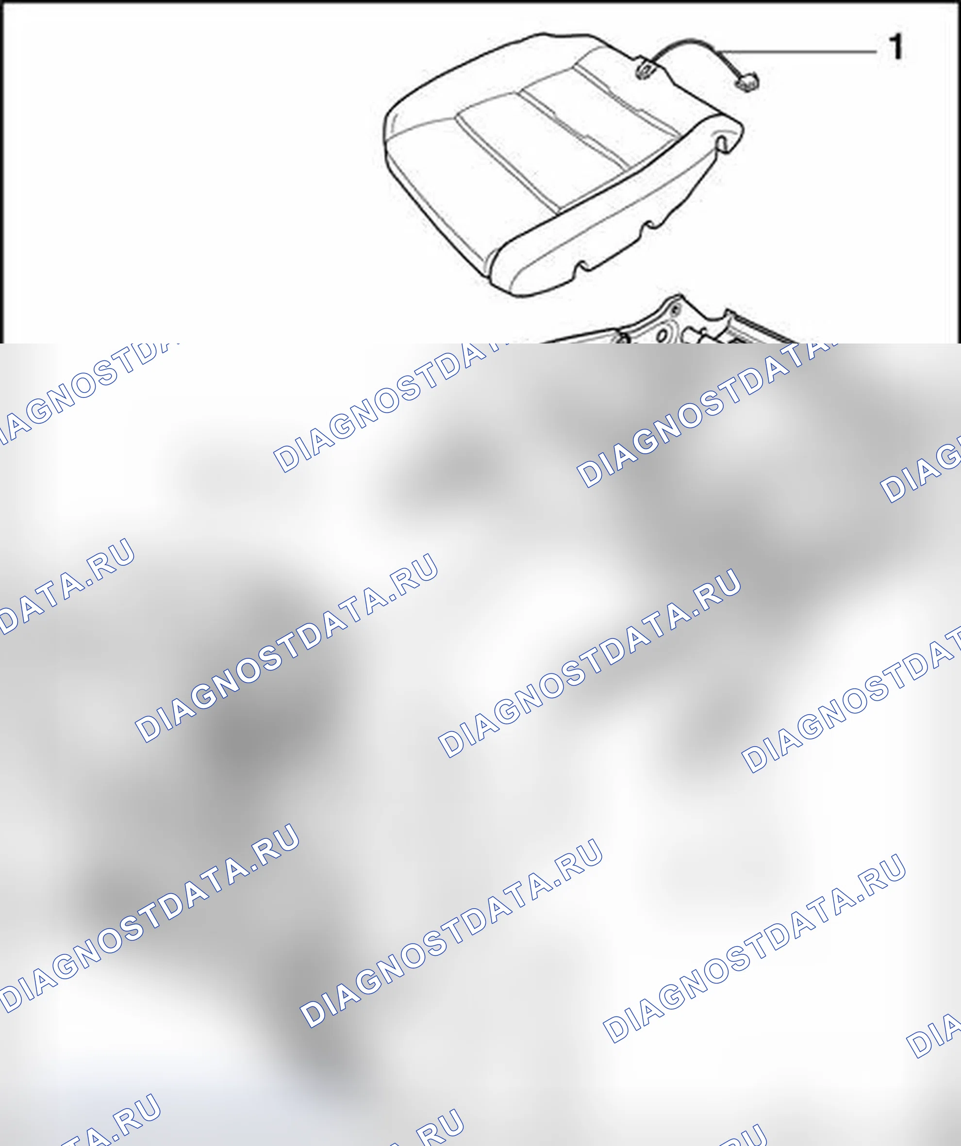 Рис. 243: Назначение проводки сиденья. Audi S4 B7