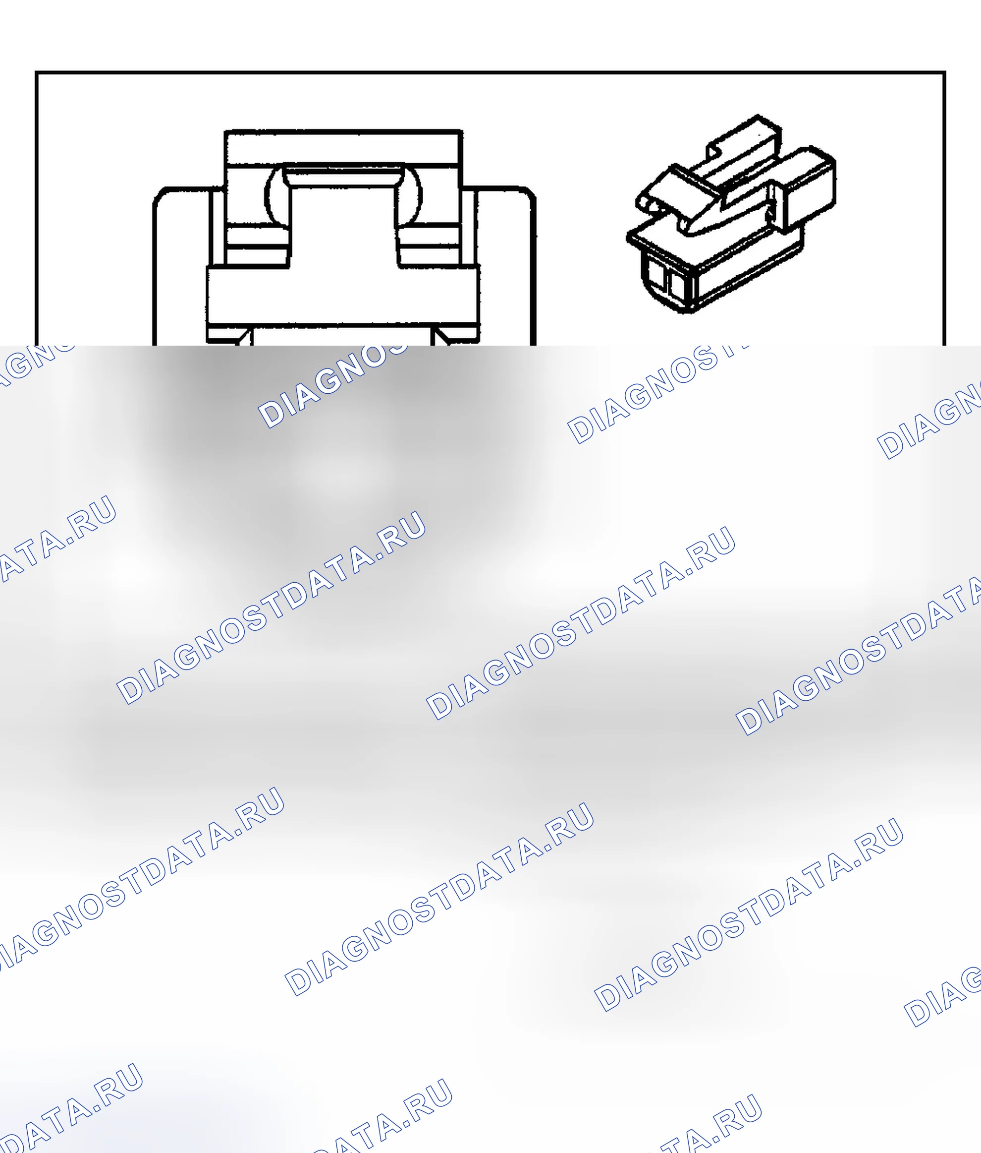 Рис. 359: Лампочка вежливости Footwell - слева. Cadillac Seville V