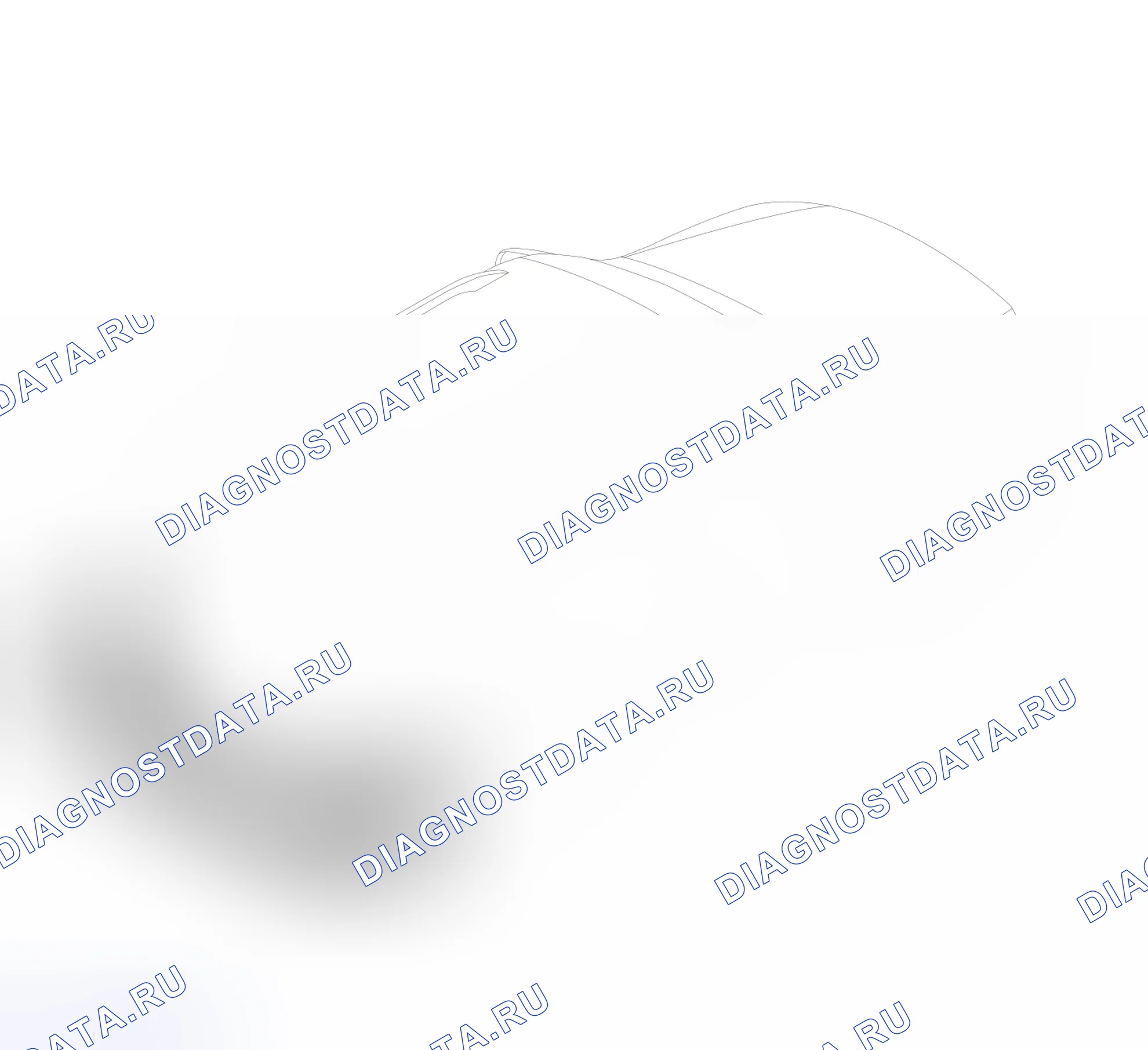 Схема расположения заднего бампера — Haval H9. Haval H9 I рестайлинг