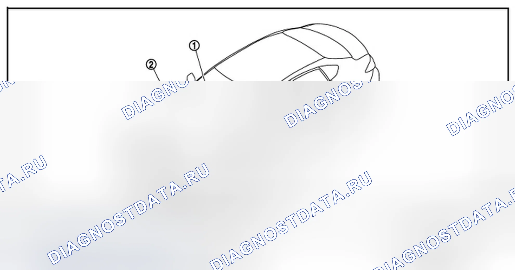 Рис. 170: Расположение компонентов. Infiniti M37 IV