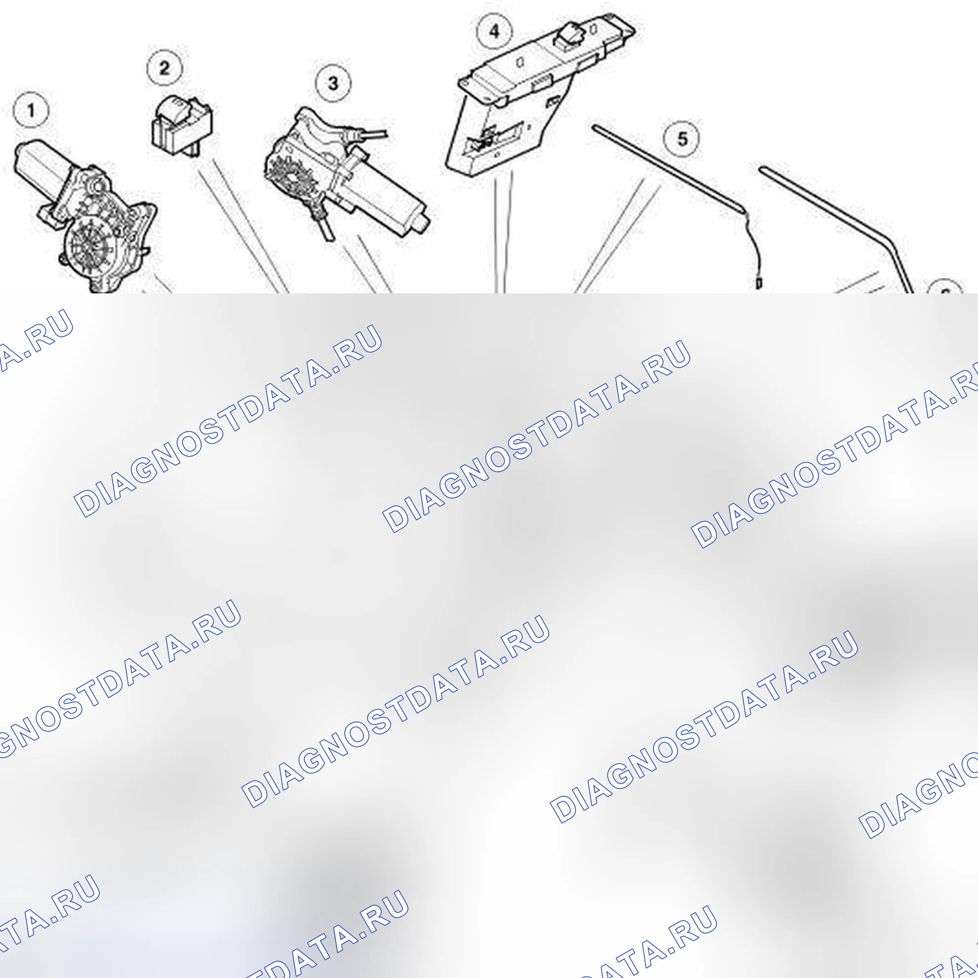Рис. 1: РАСПОЛОЖЕНИЕ КОМПОНЕНТОВ. Land Rover Range Rover L322