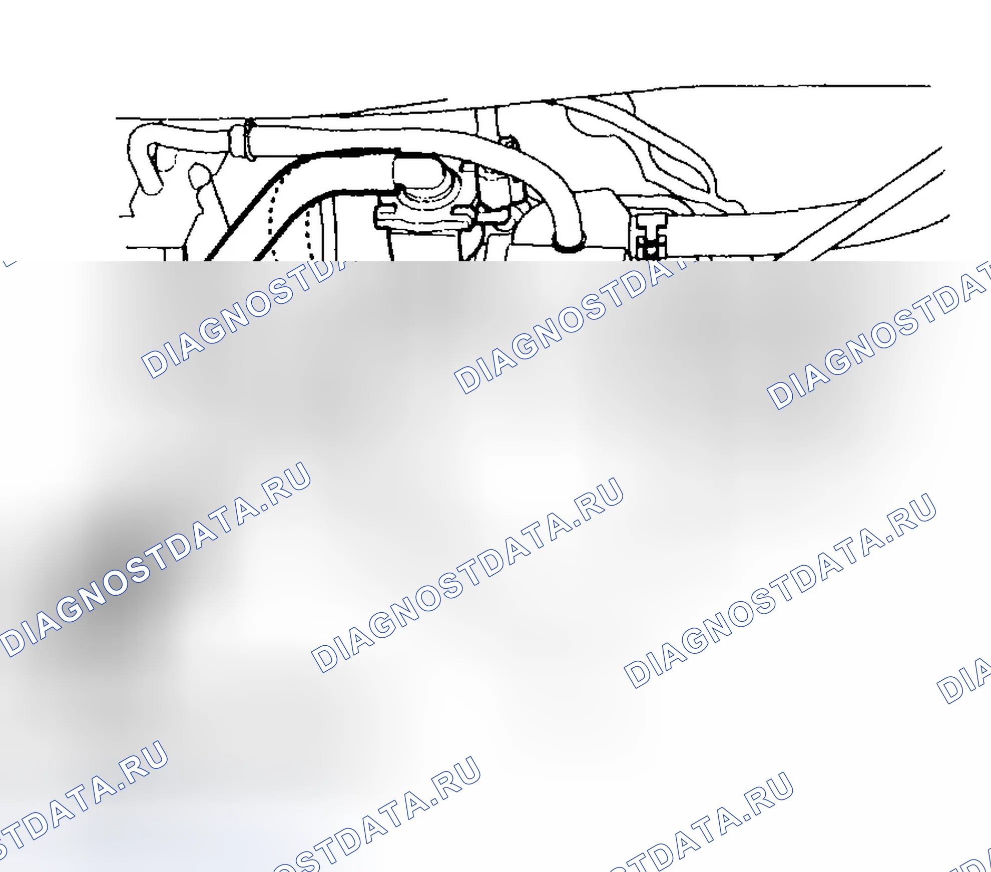 Рис. 169: Испытание запорного клапана вентиляционного отверстия канистры EVAP. Honda Odyssey II