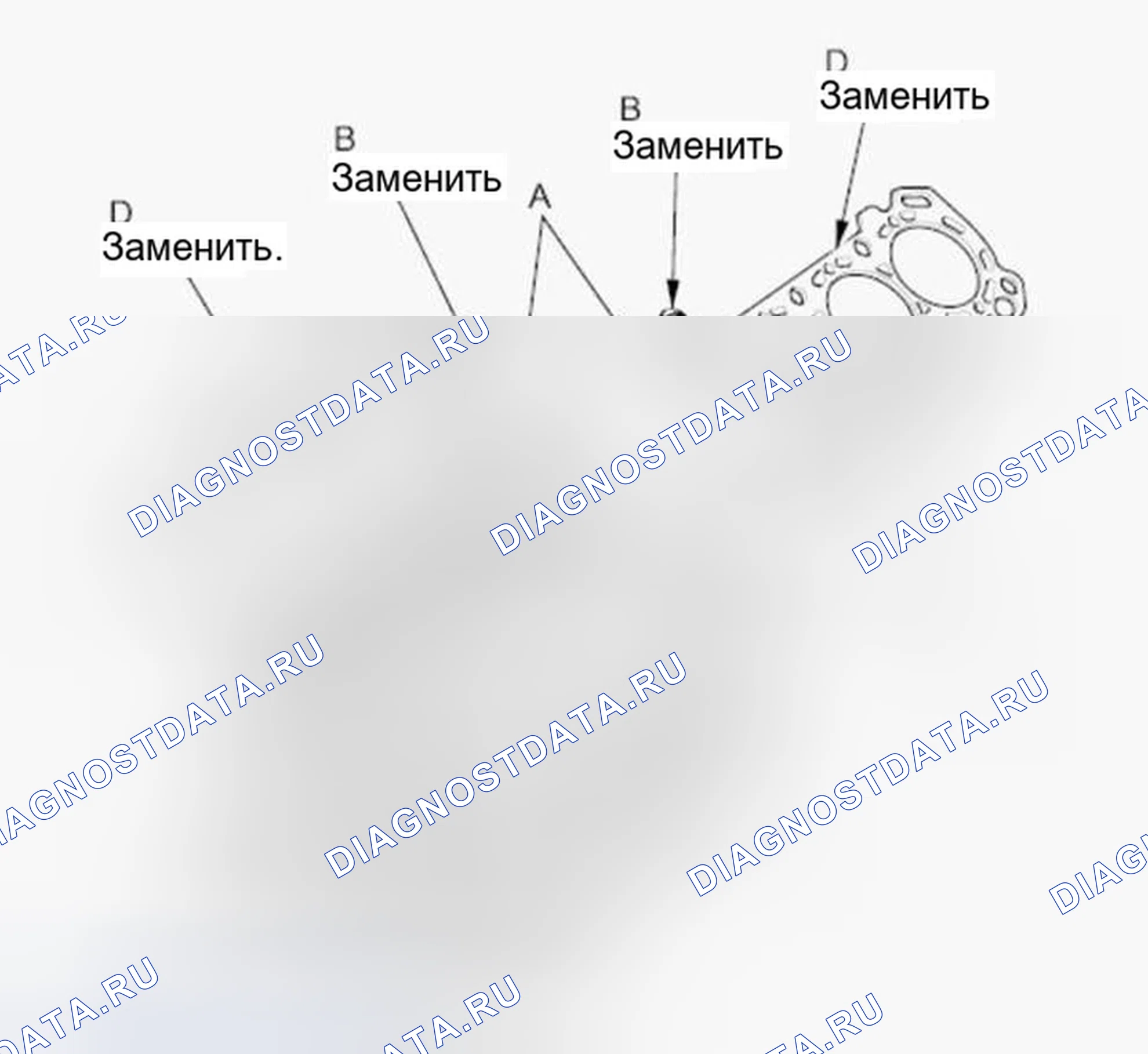 Рис. 134: Установка головки цилиндров. Honda Ridgeline I рестайлинг
