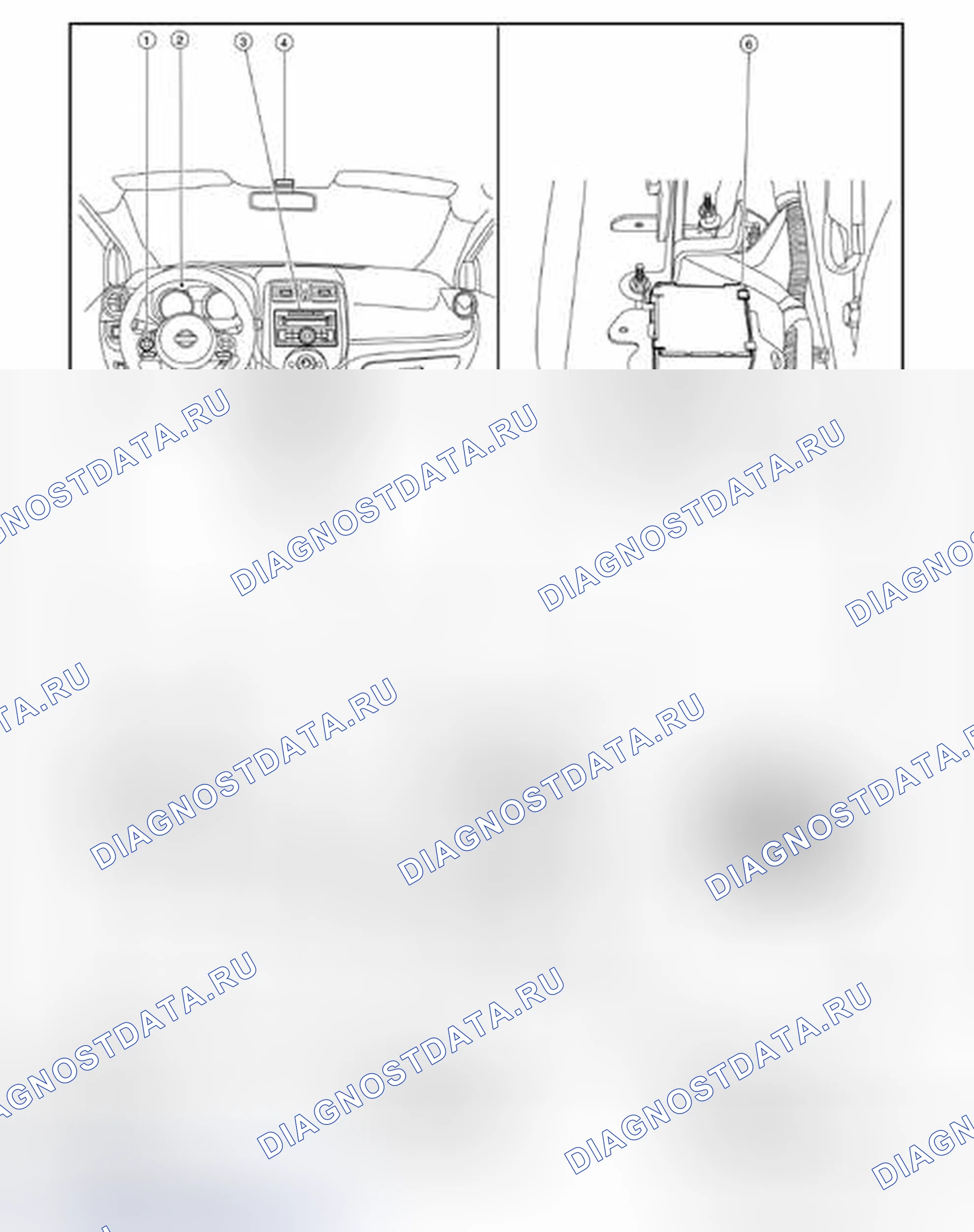 Рис. 24: Расположение компонентов. Audi RS6 C8