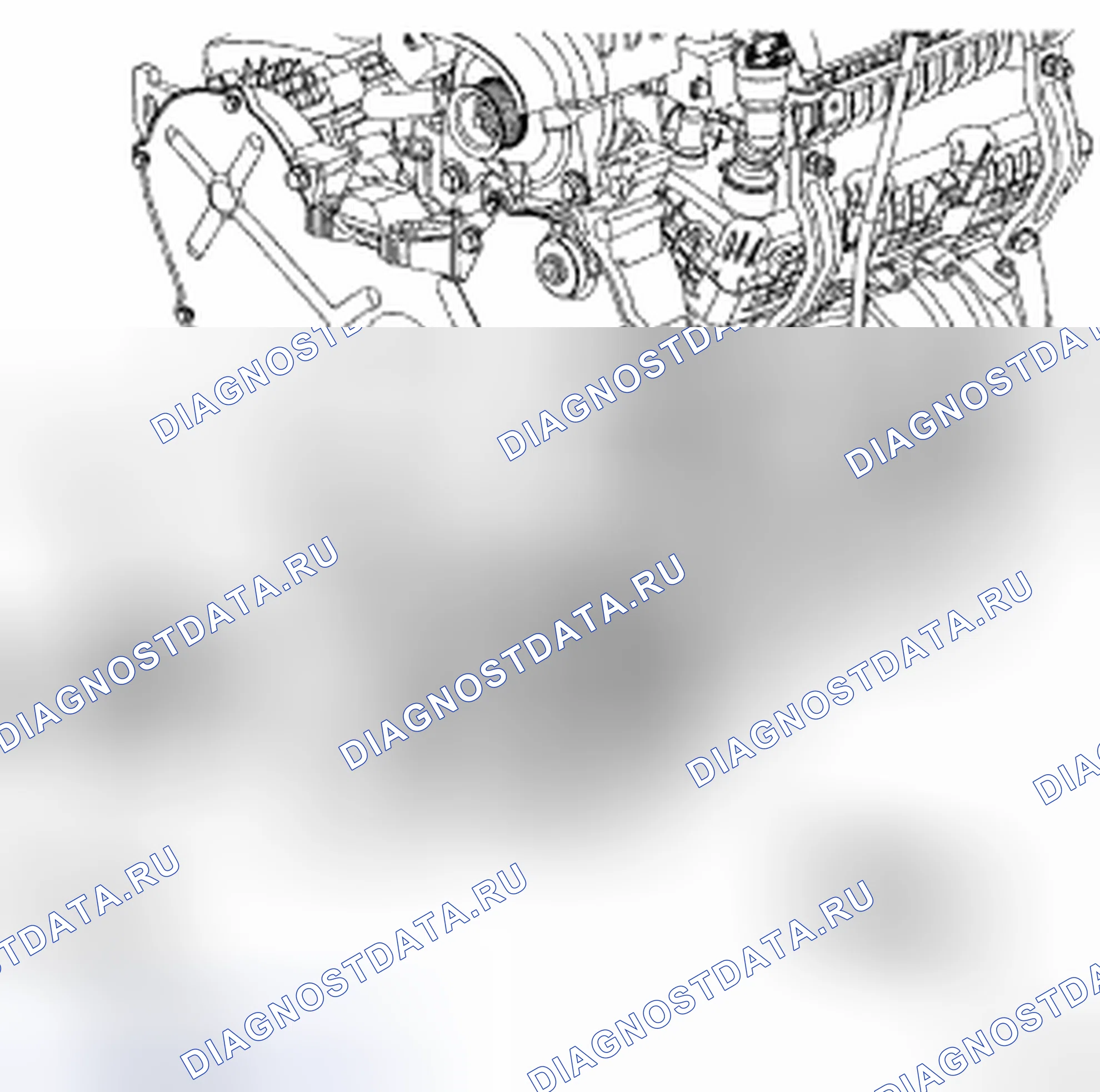 Рис. 38: ДЕМОНТАЖ-4.0л. Chrysler Town & Country V