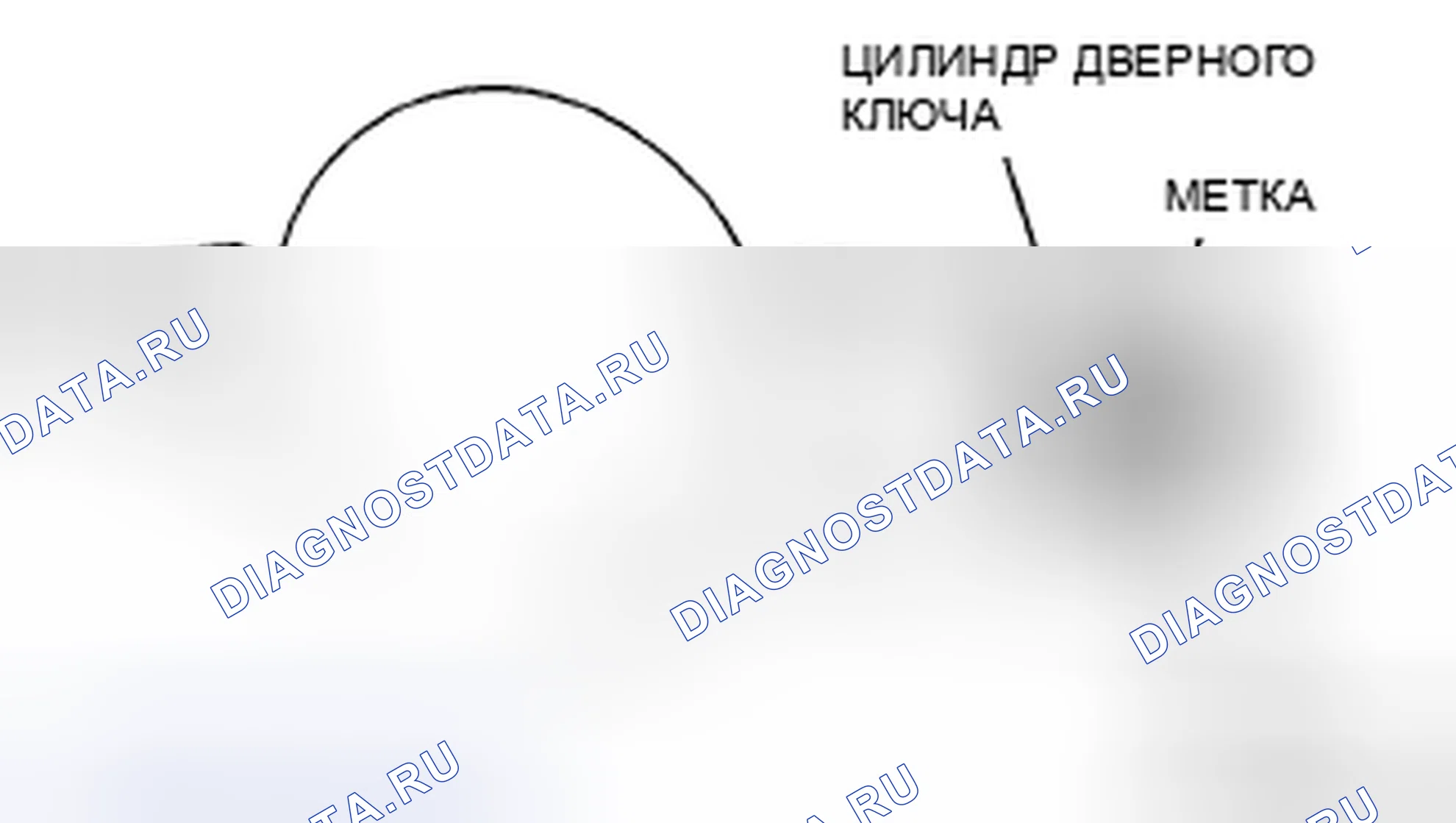 Рис. 12: СНЯТИЕ / УСТАНОВКА ЦИЛИНДРА С КЛЮЧОМ ПЕРЕДНЕЙ ДВЕРИ. Audi R8 I