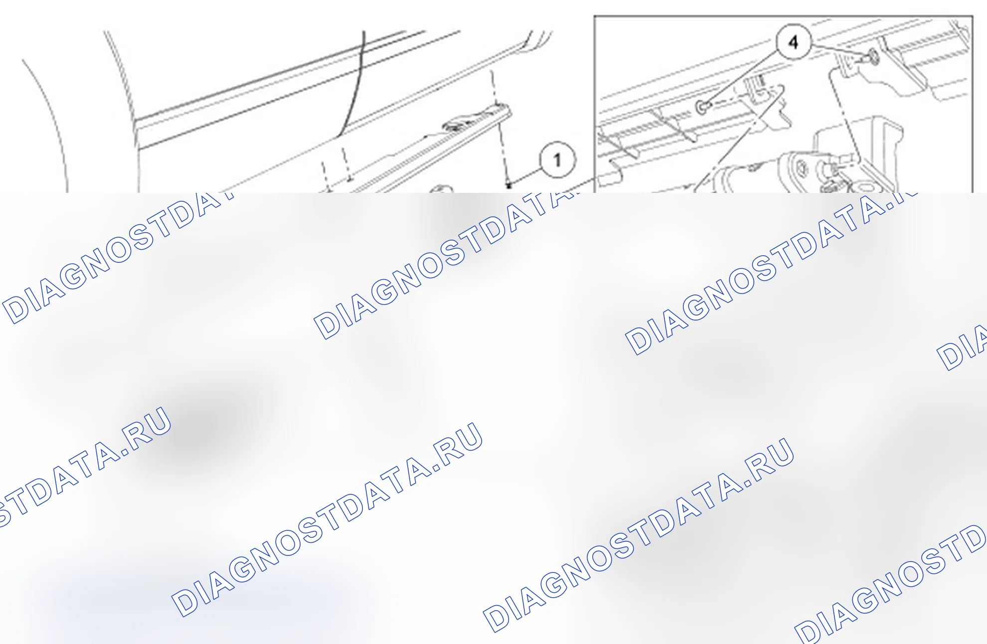 Рис. 28: Hider Gap питание Running Board (PRB). Ford Explorer IV