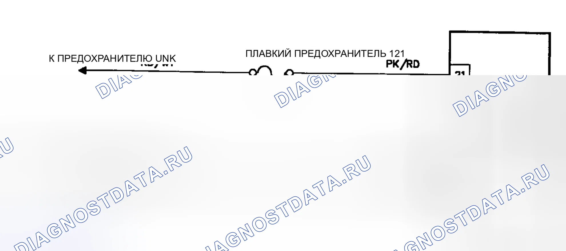 Рис. 681: Принципиальная схема теста 49. Chrysler LeBaron III