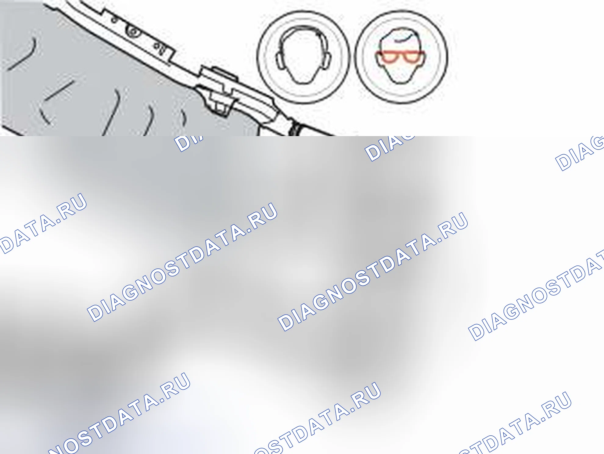 Рис. 52: РАЗРУШЕНИЕ НАДУВНОГО ЗАНАВЕСА (Ic). Volvo S40 II