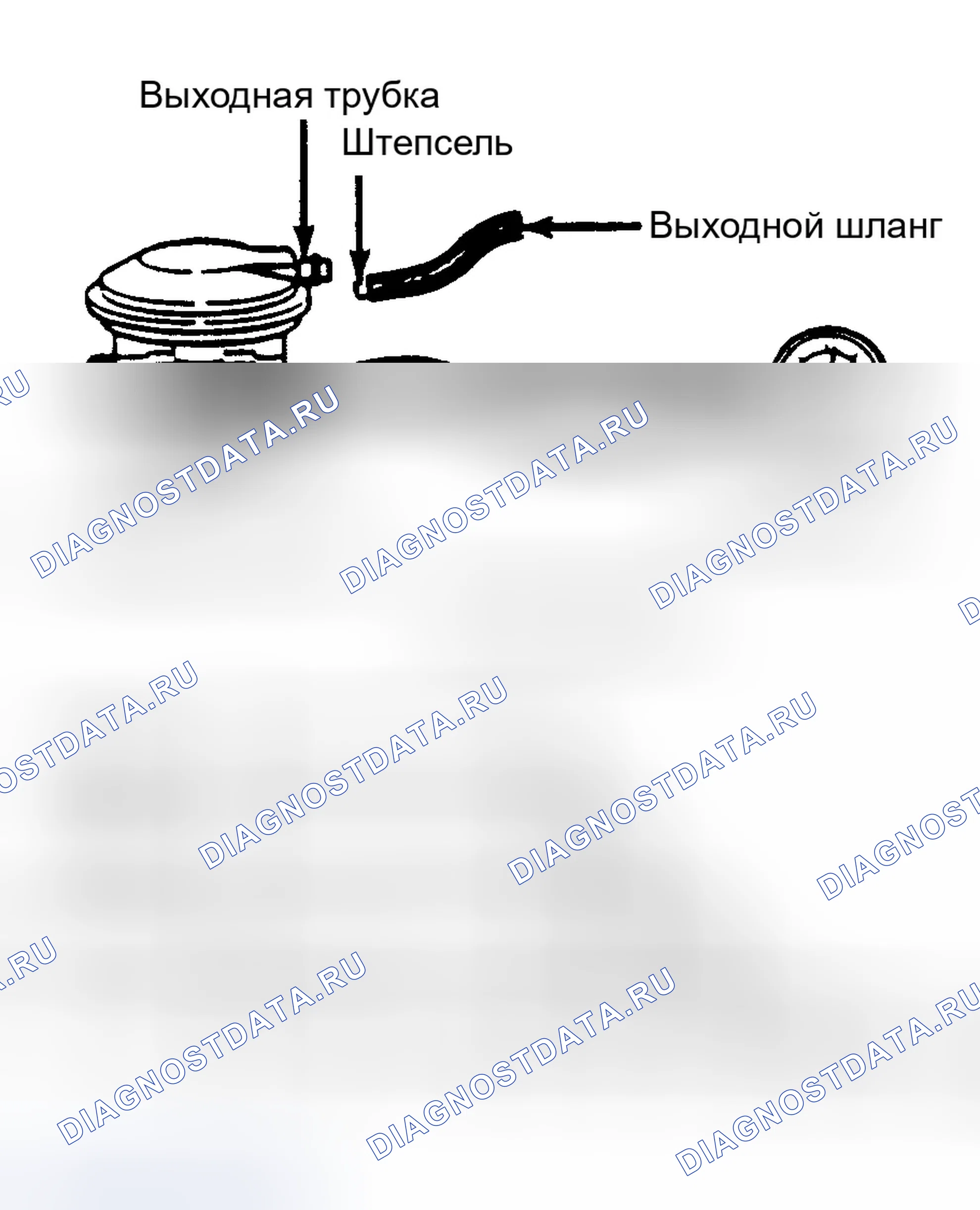 Рис. 1. Диагностика вакуумного насоса. Ford Ranger 