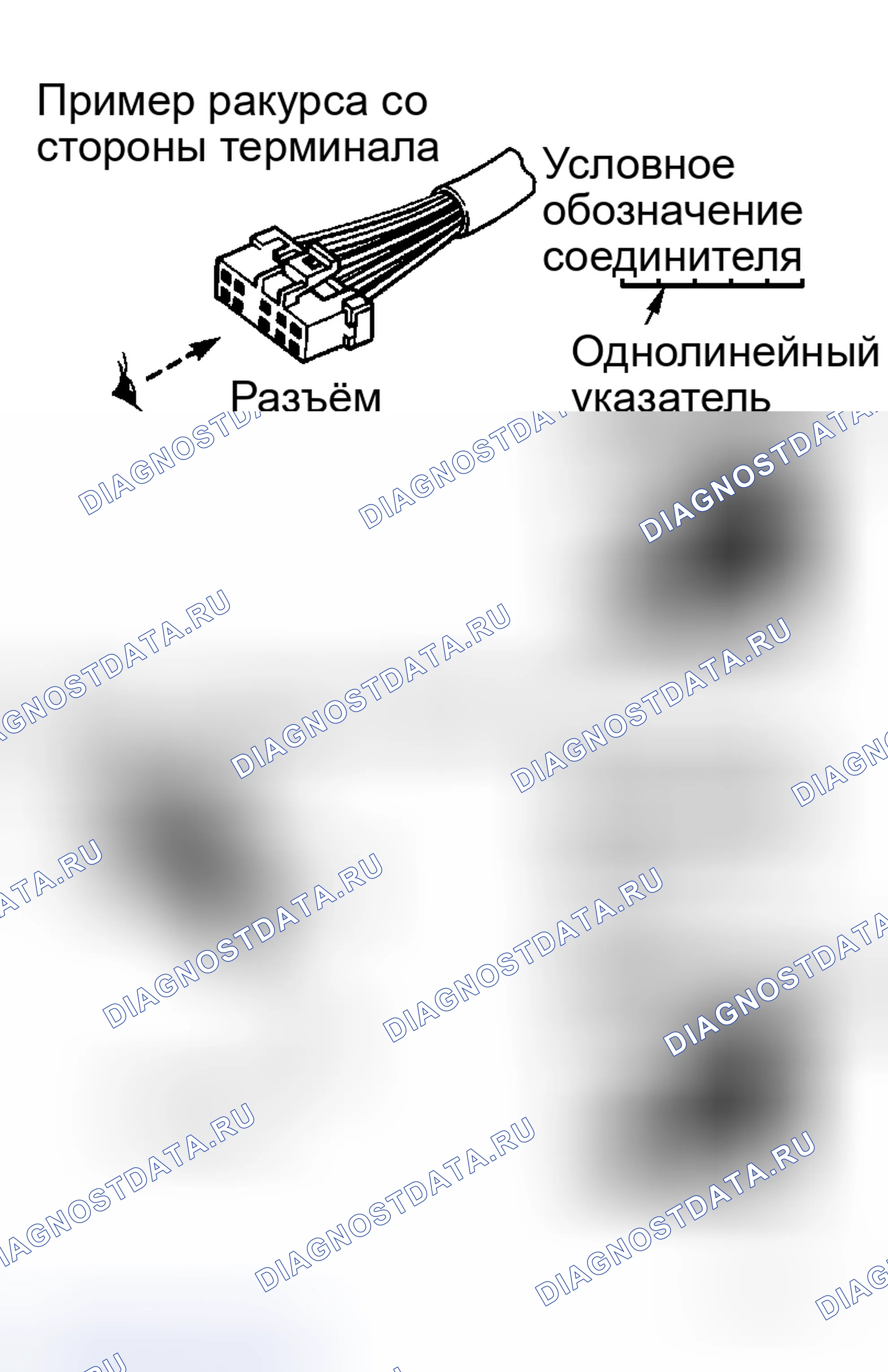 Рис. 32: ОБОЗНАЧЕНИЯ РАЗЪЕМОВ. Honda Logo I