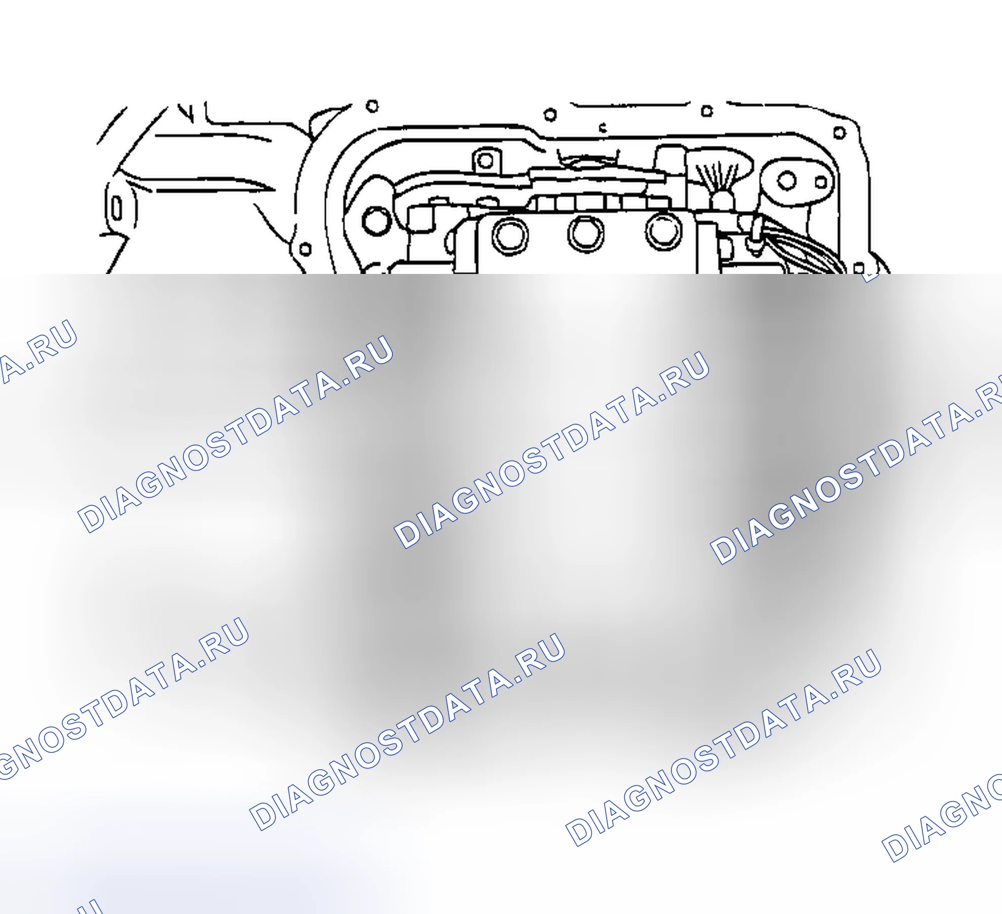 Рис. 2068: РЕГУЛИРОВКА ДАВЛЕНИЯ В МАГИСТРАЛИ. Mazda MX-30 I
