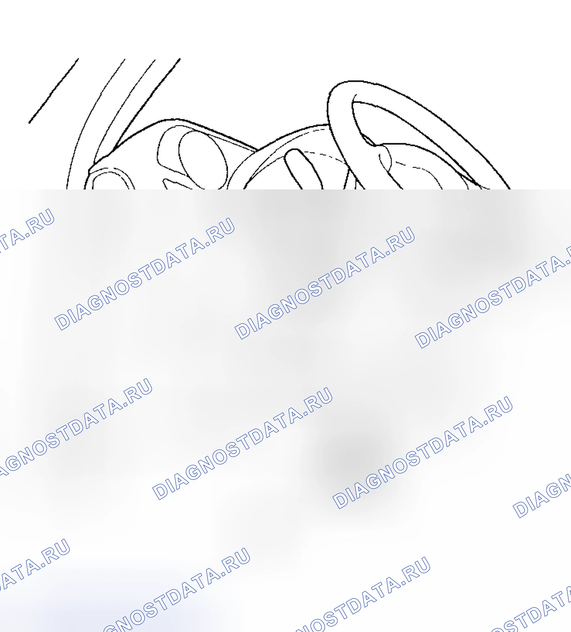 Рис. 3: Способ передачи сигнала проверки обслуживания (SCS). Acura RSX I