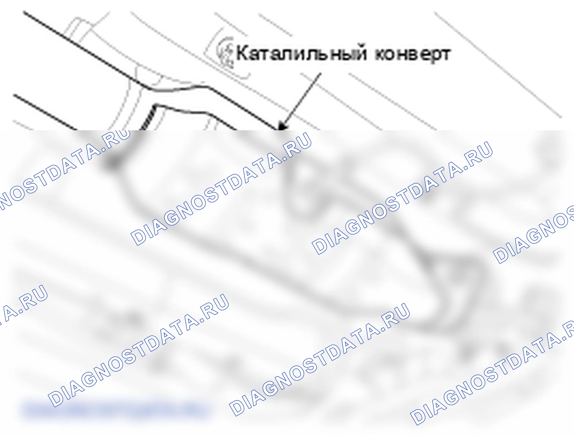 Описание: Каталитический нейтрализатор. Hyundai Santafe Sport DMA