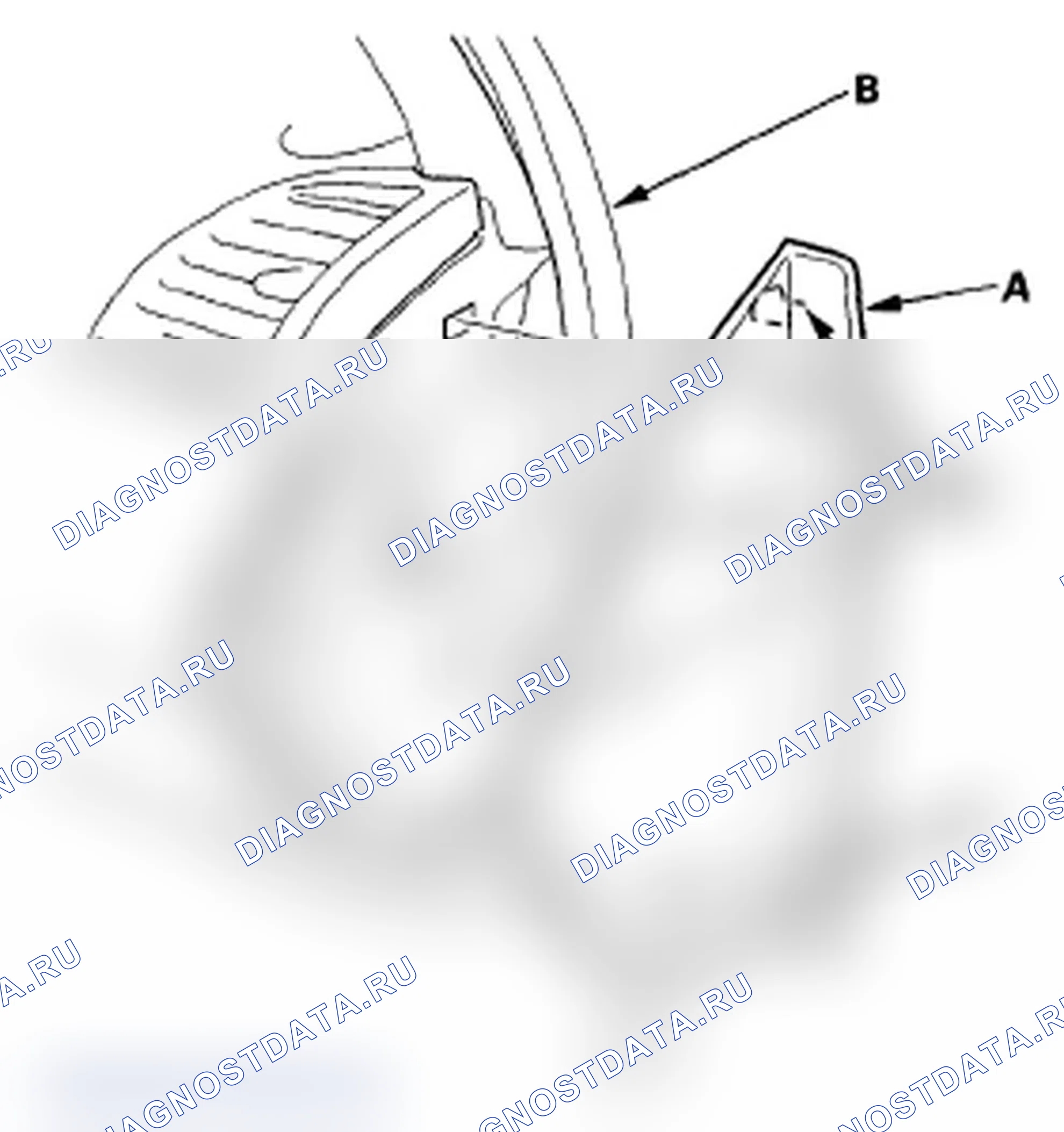 Рис. 15: Демонтаж/установка приборной панели пассажира. Acura MDX II