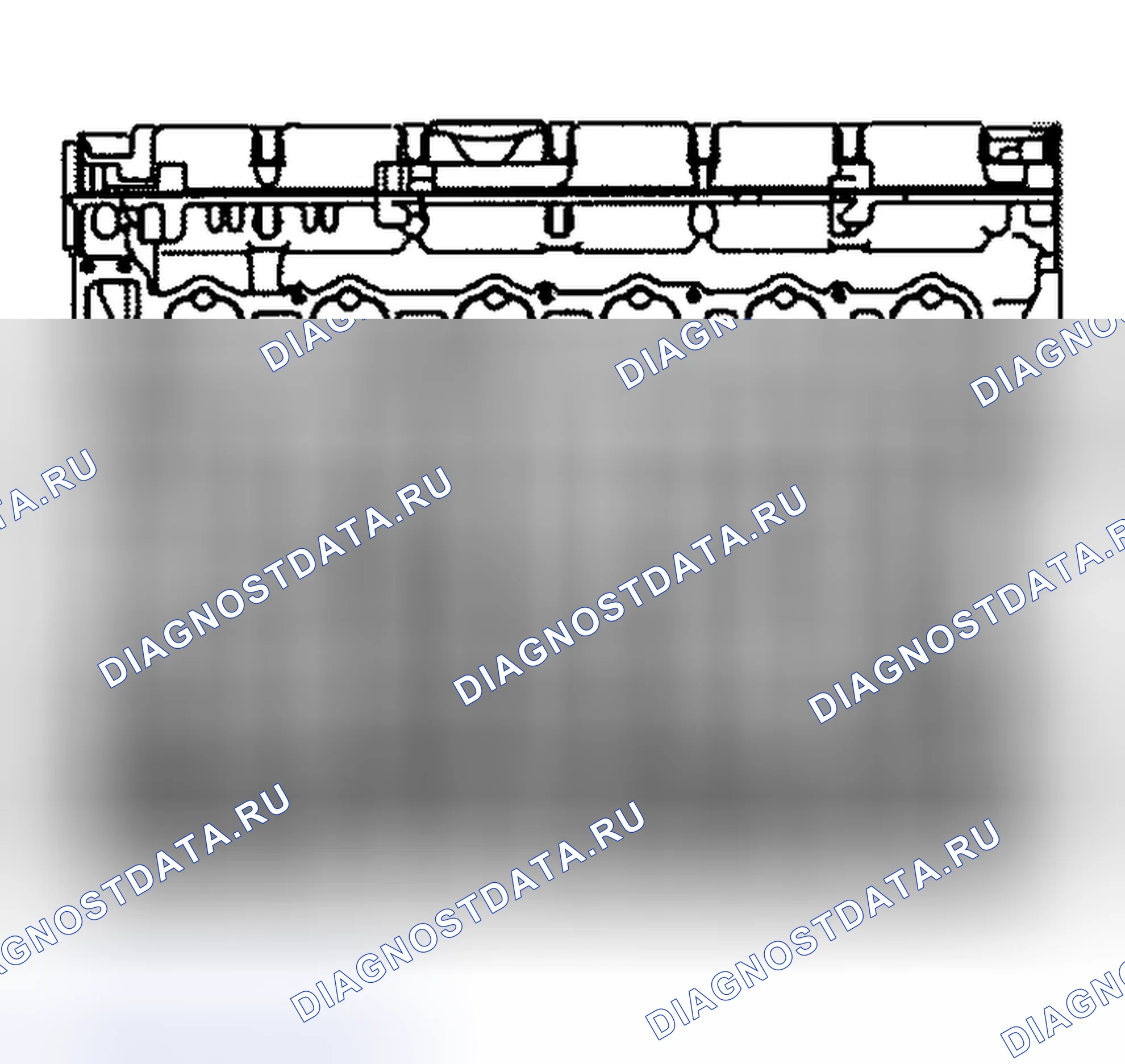 Рис. 68: УПЛОТНЕНИЕ БОЛТОВ ДВИГАТЕЛЯ. Volvo S70 I