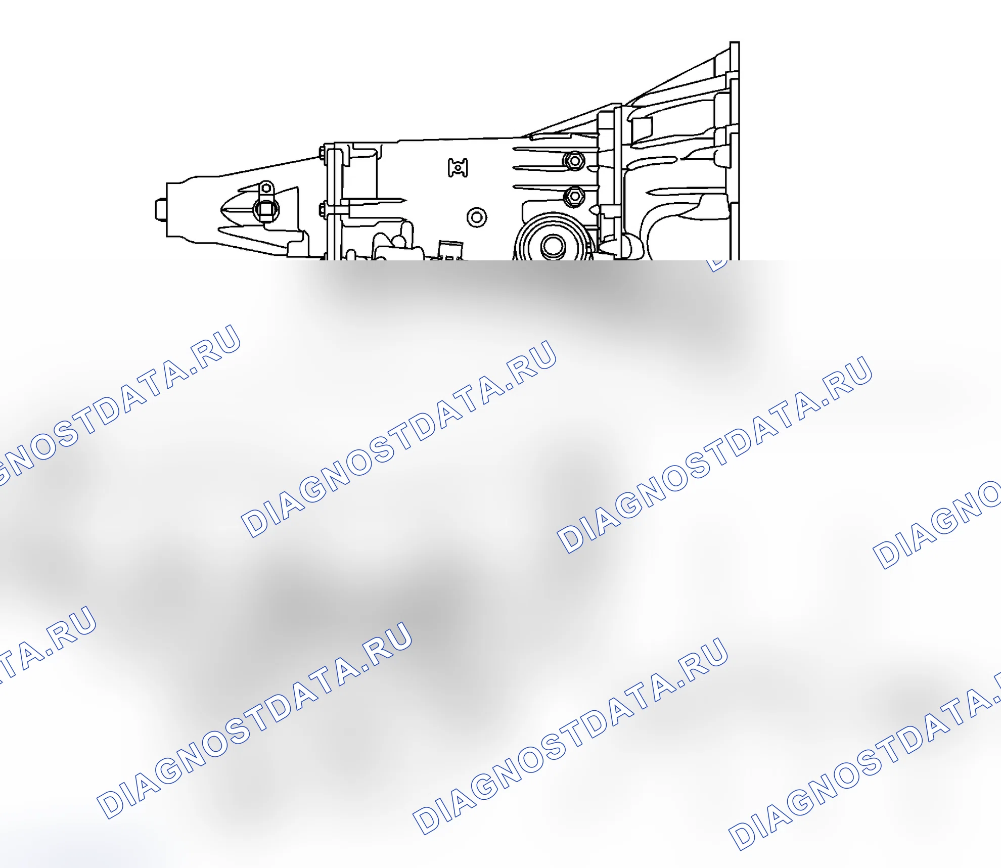 Рис. 204: Информация идентификации передачи. Chevrolet Chevy Express G2500 