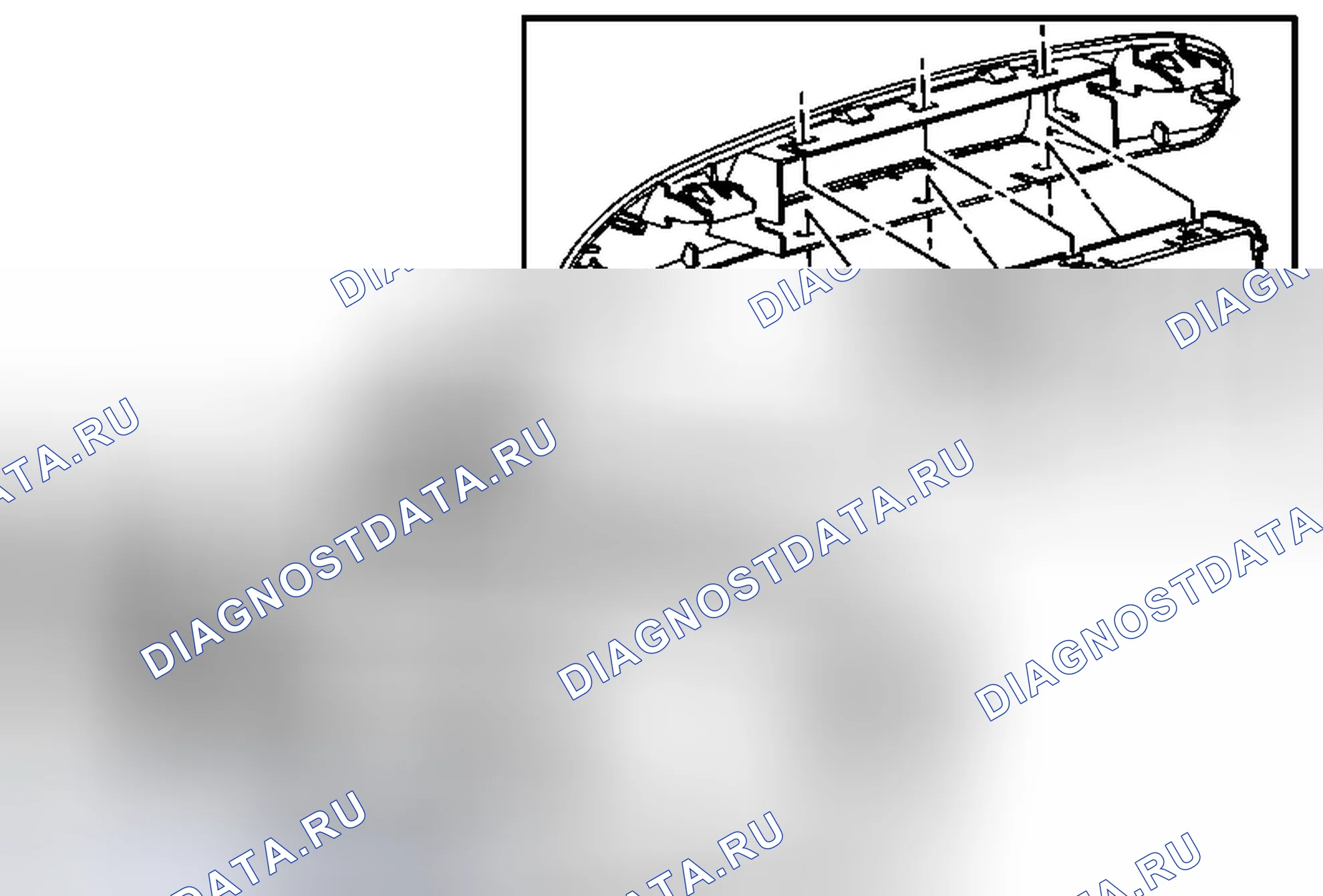 Рис. 9: Замена переключателя предупреждения об опасности. Buick LaCrosse II рестайлинг