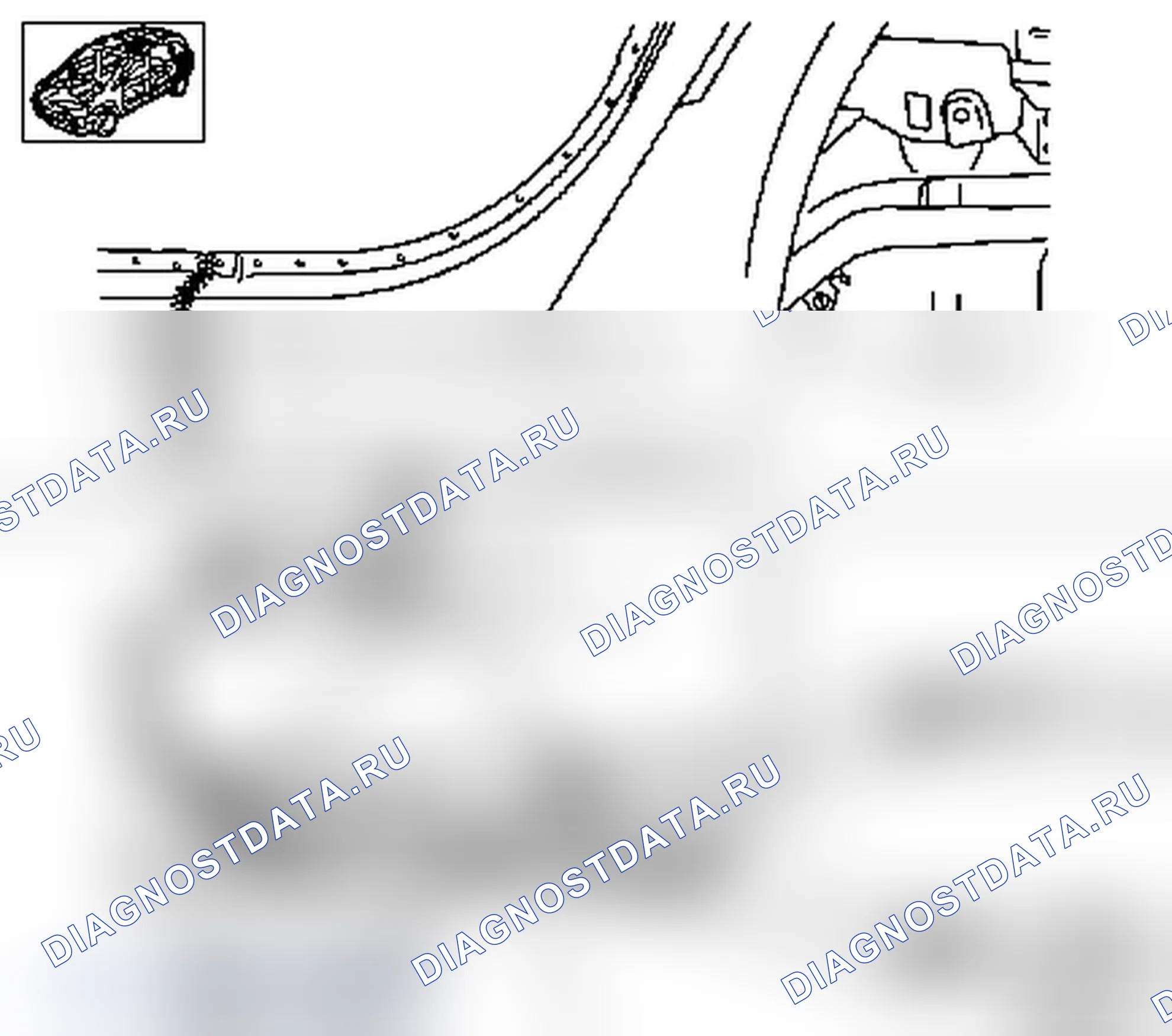 Замена обшивки порога сзади (модель L 35). Opel Astra H