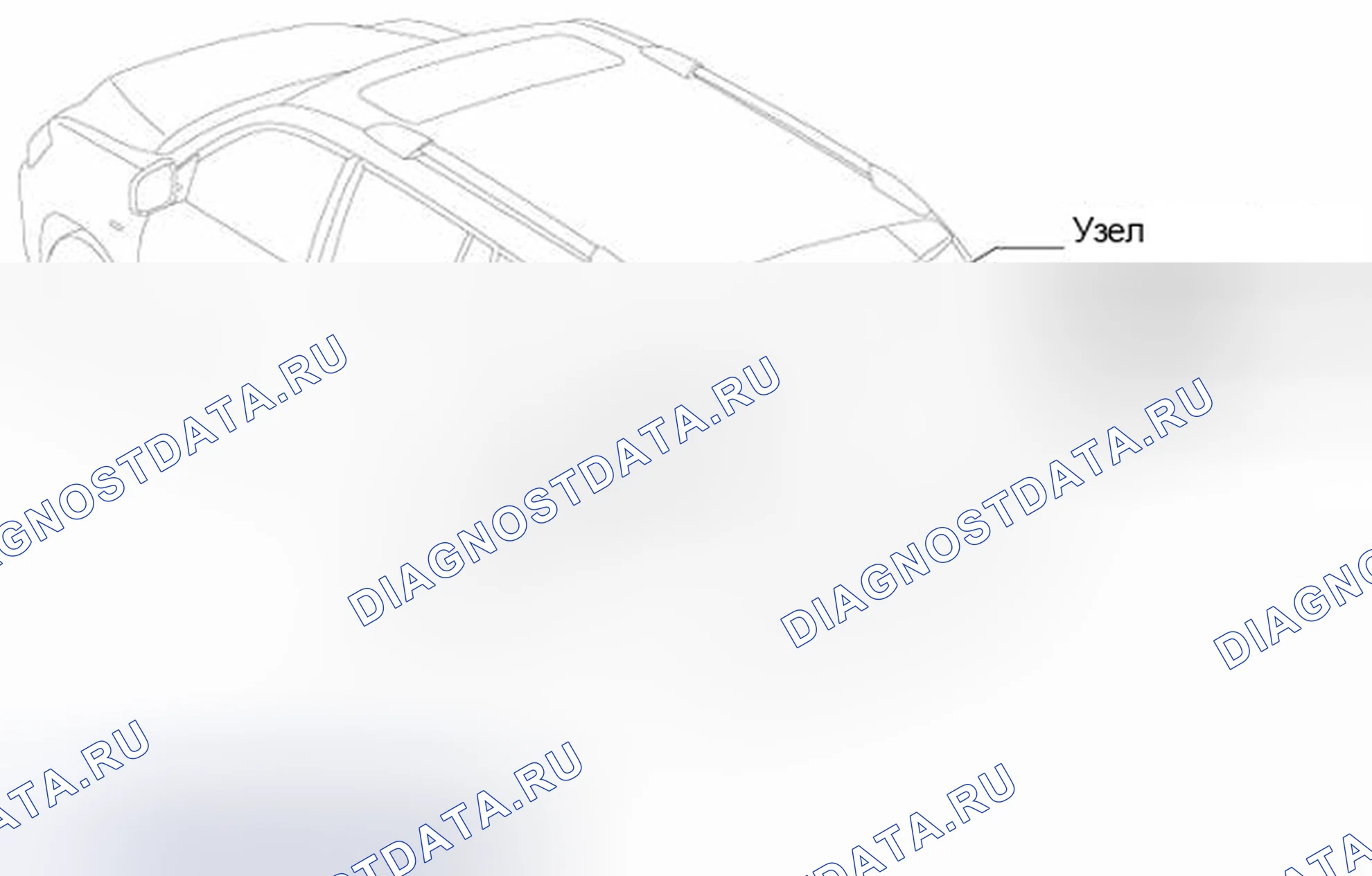 Рис. 1200: Расположение ЭБУ кузова (2 из 2). Toyota Highlander II