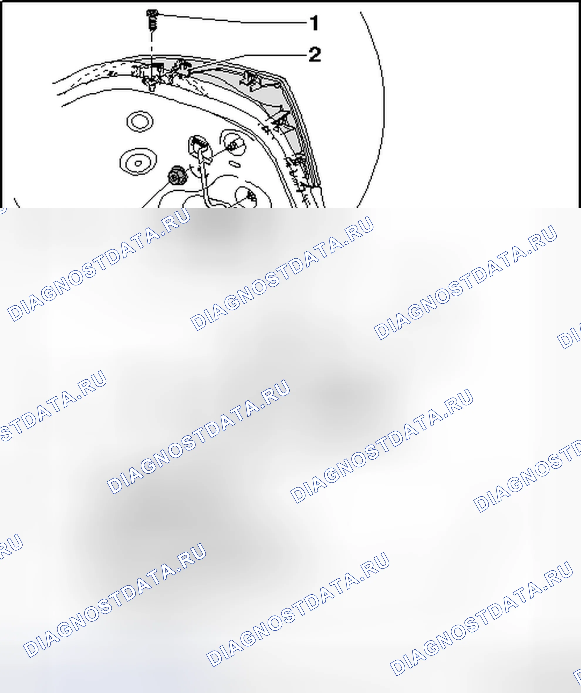 Рис. 23: ЗАДНИЕ ФОНАРИ НА БОКОВОЙ ПАНЕЛИ. Volkswagen Eos I