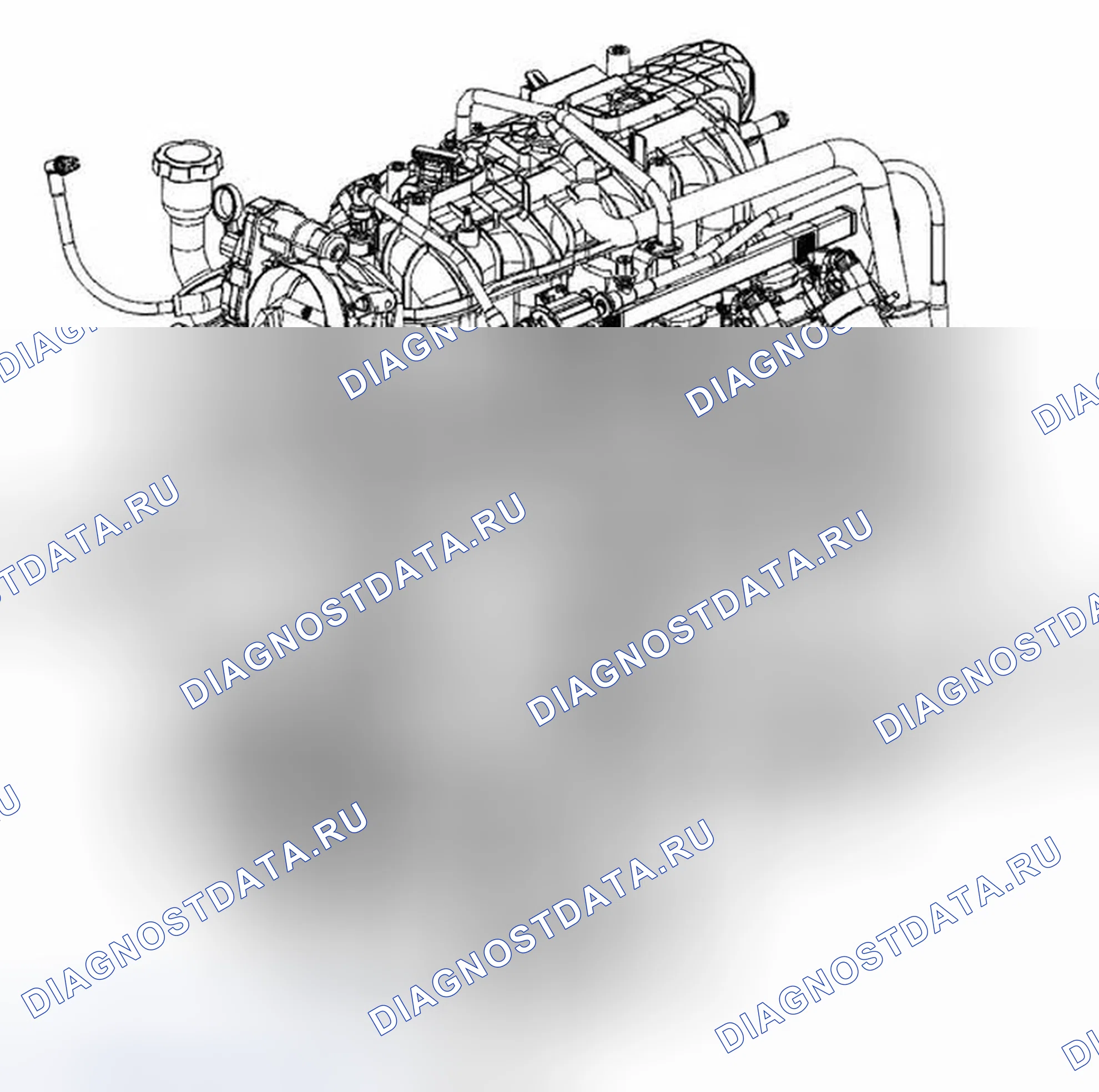 Рис. 69: Описание компонентов двигателя. Chevrolet TrailBlazer I рестайлинг