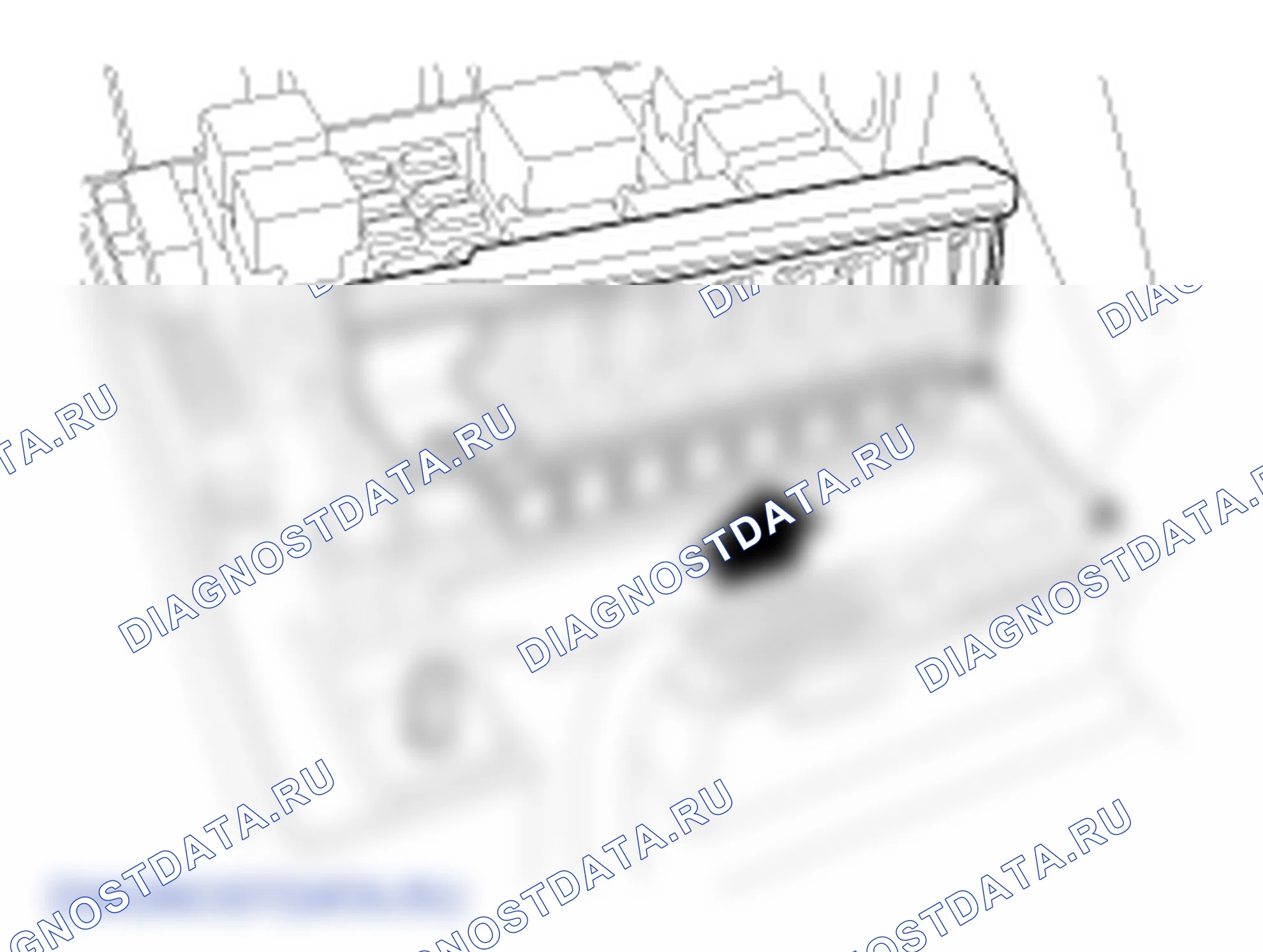 Проверка блока реле (моторный отсек). Hyundai ix35 EL