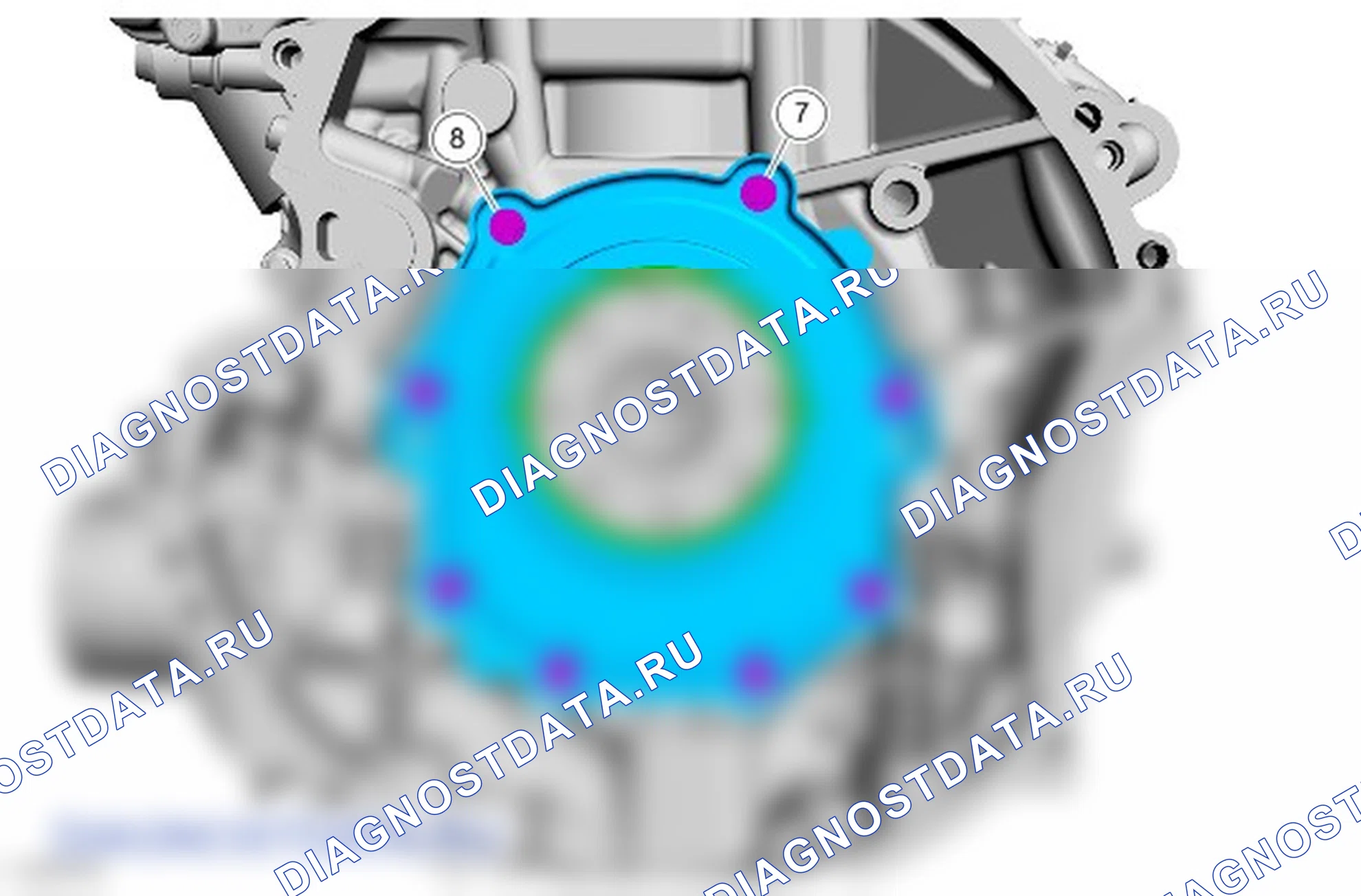 Сборка двигателя. Ford Transit VIII