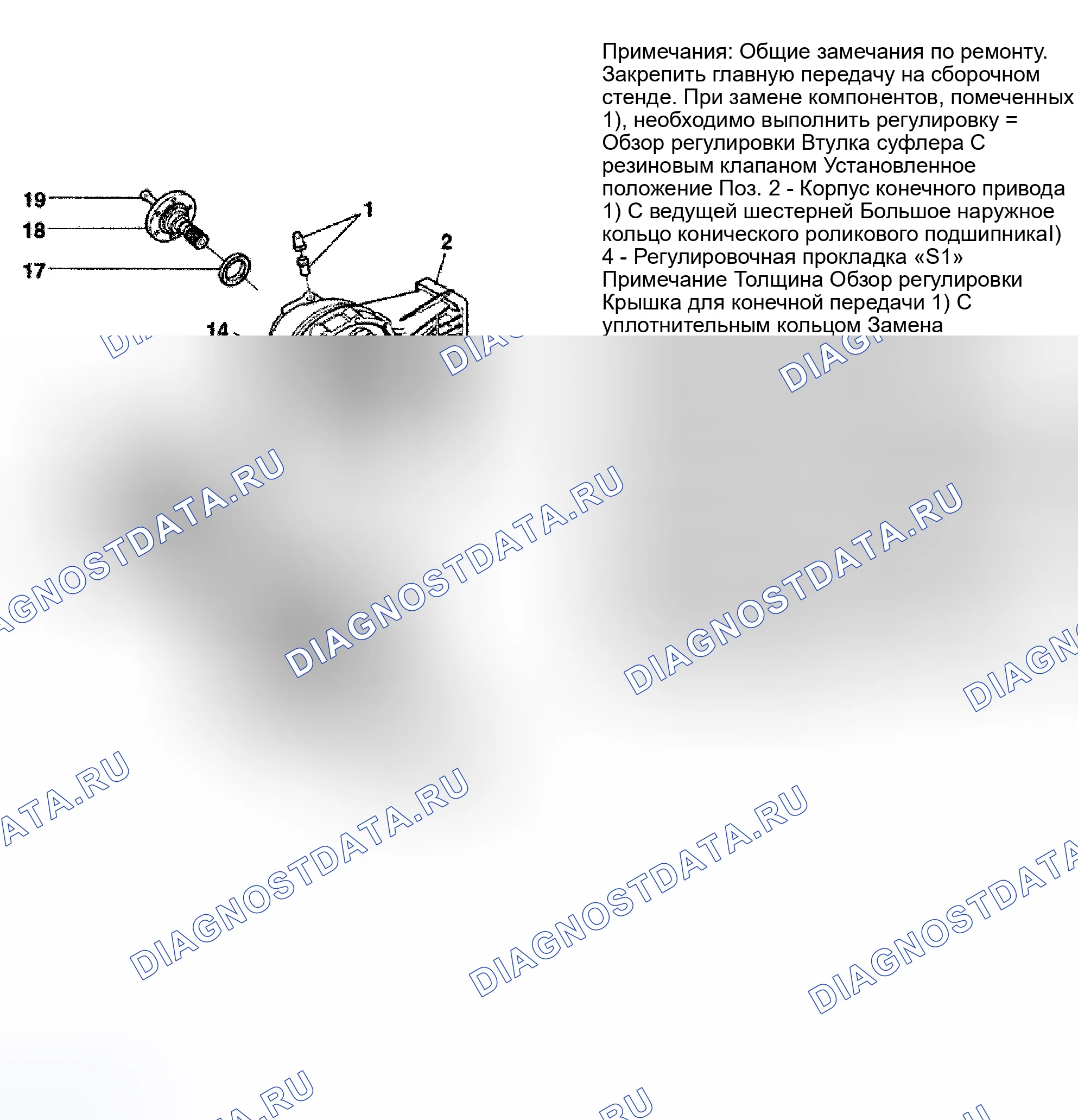 Рис. 152: ДИФФЕРЕНЦИАЛ, ДЕМОНТАЖ И МОНТАЖ. Audi S4 B5
