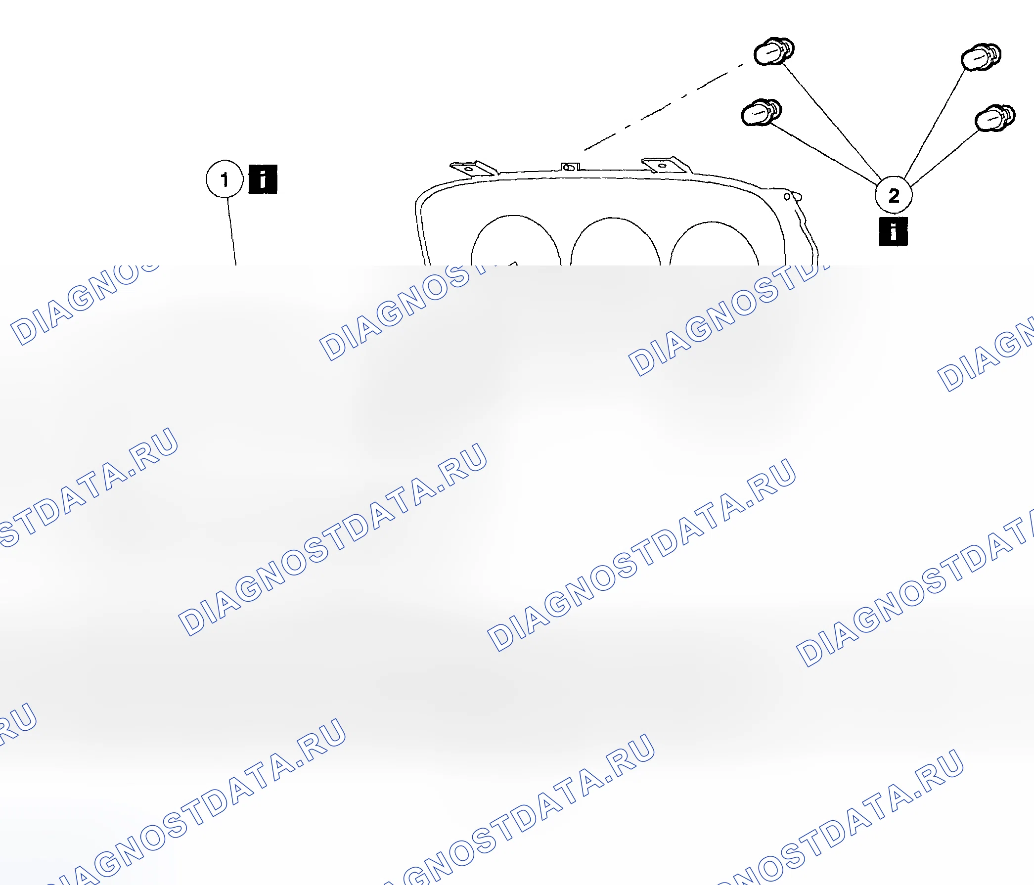 Рис. 230: Приборная панель. Hyundai ix20 I рестайлинг