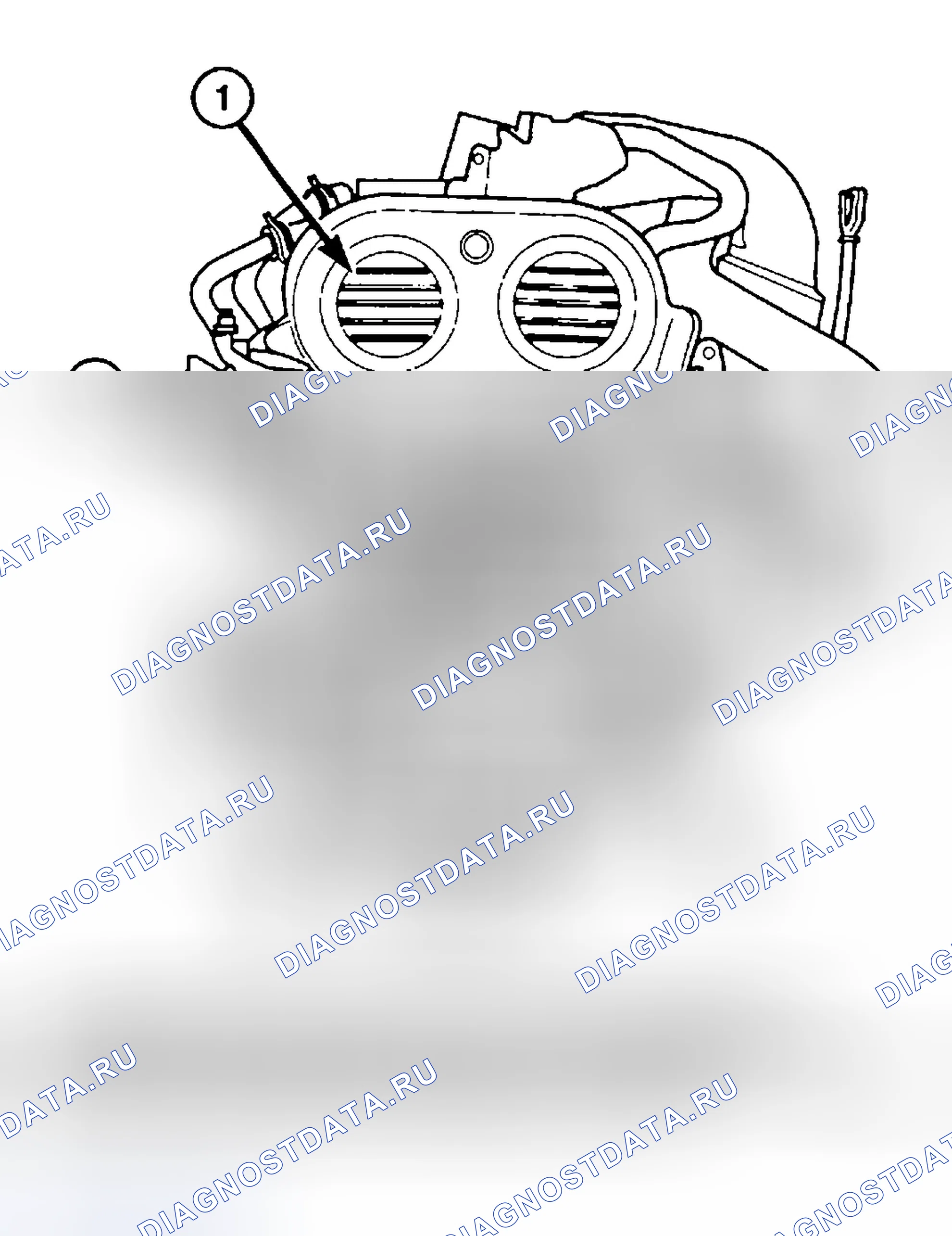 Рис. 30: МОНТАЖ - ДВИГАТЕЛЬ 2,4 л. Jeep Liberty I