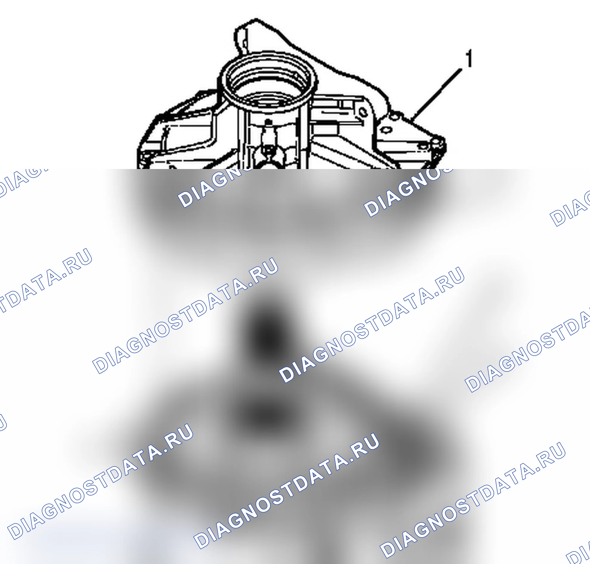 Рис. 814: Установка поршневого корпуса сцепления низкого и заднего хода. Chevrolet Silverado 3500 
