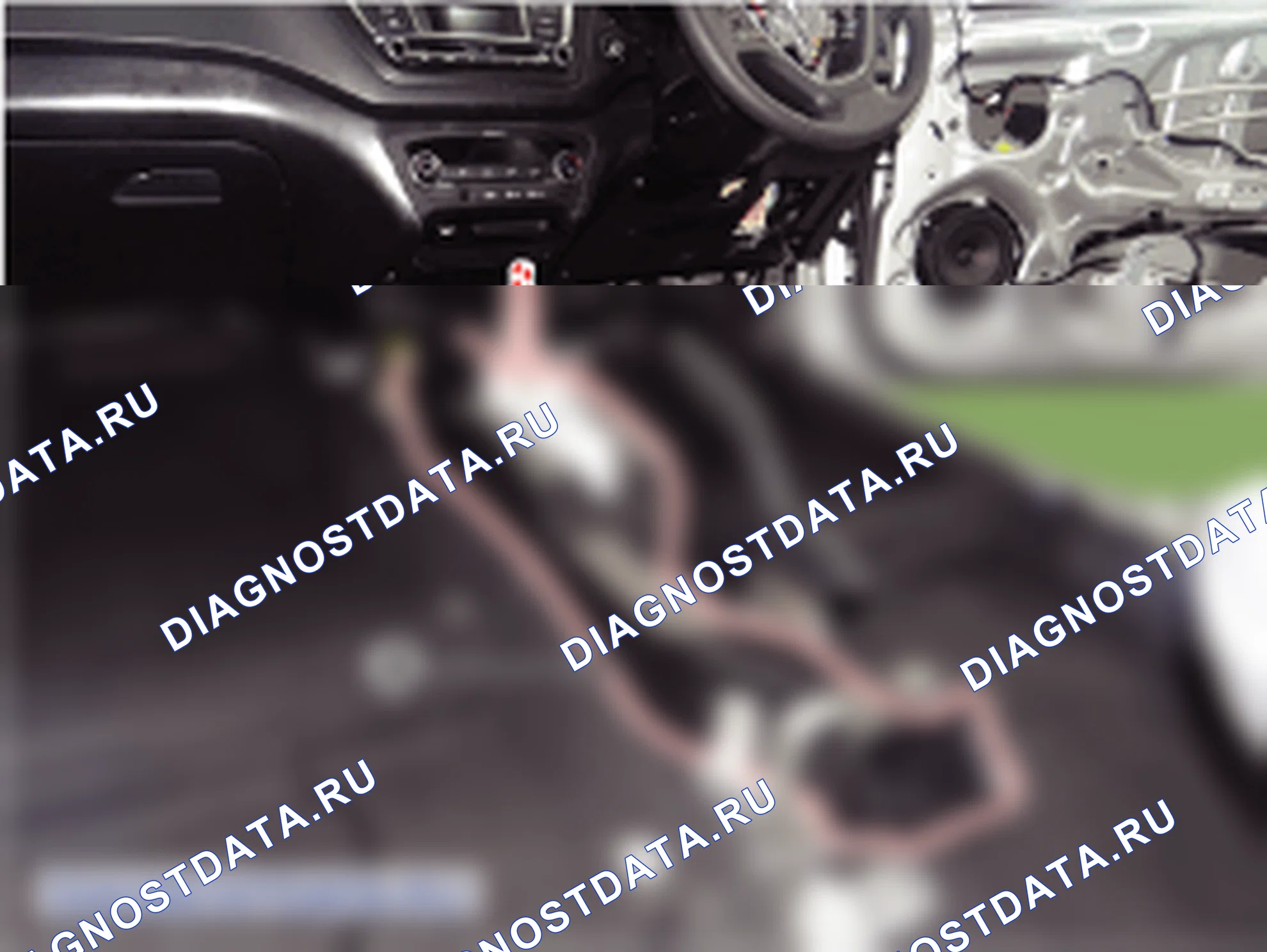 Снятие блока управления подушками безопасности (SRSCM). Hyundai i20 GB