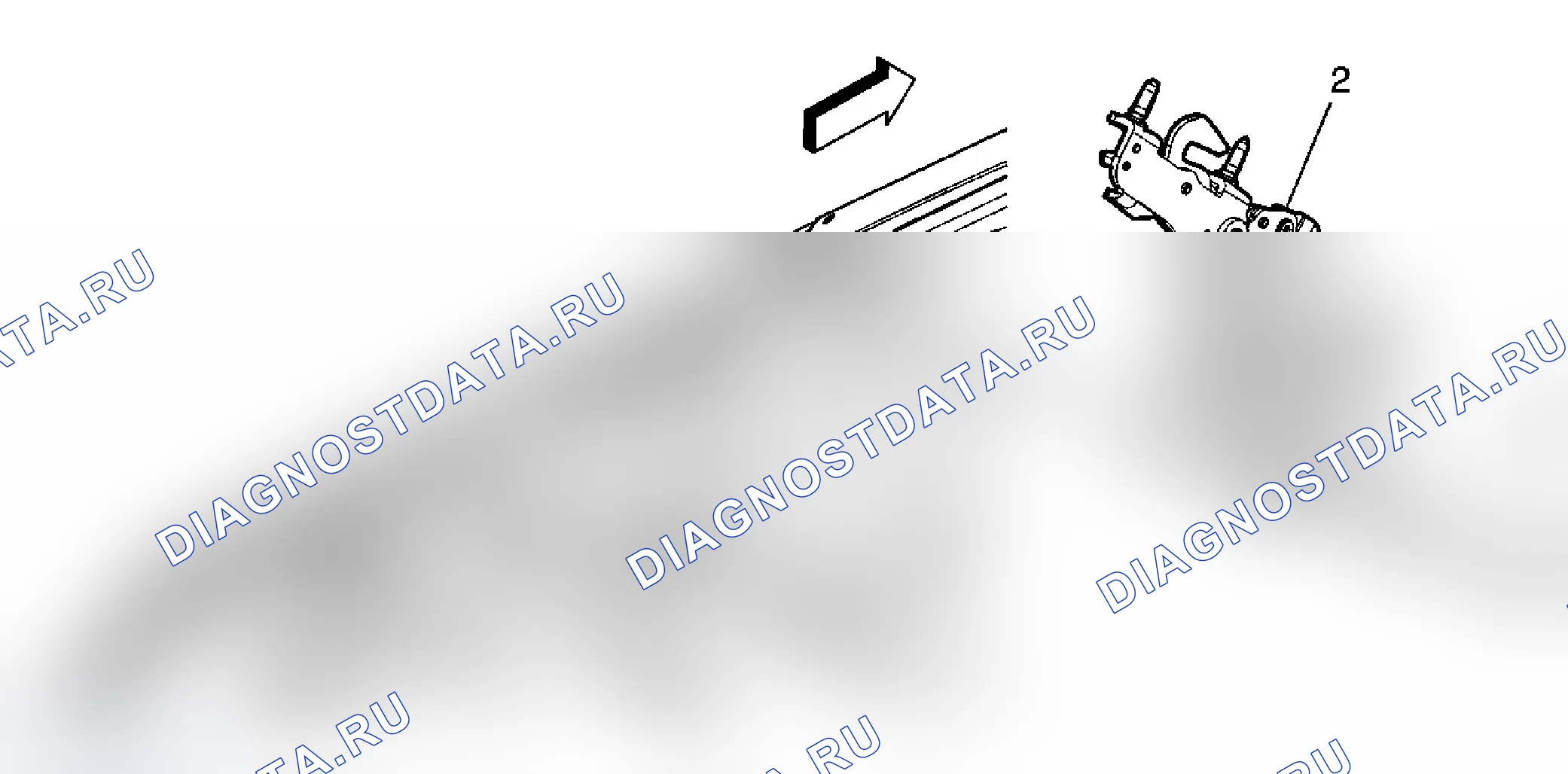 Рис. 12: Замена петли крышки заднего отсека (кабриолет). Pontiac G6 I final