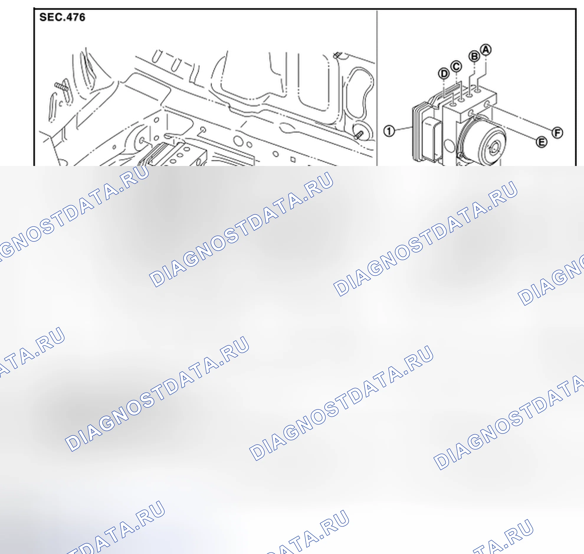 Рис. 22: Разнесенный вид. BMW 4 серия F32/F33 рестайлинг