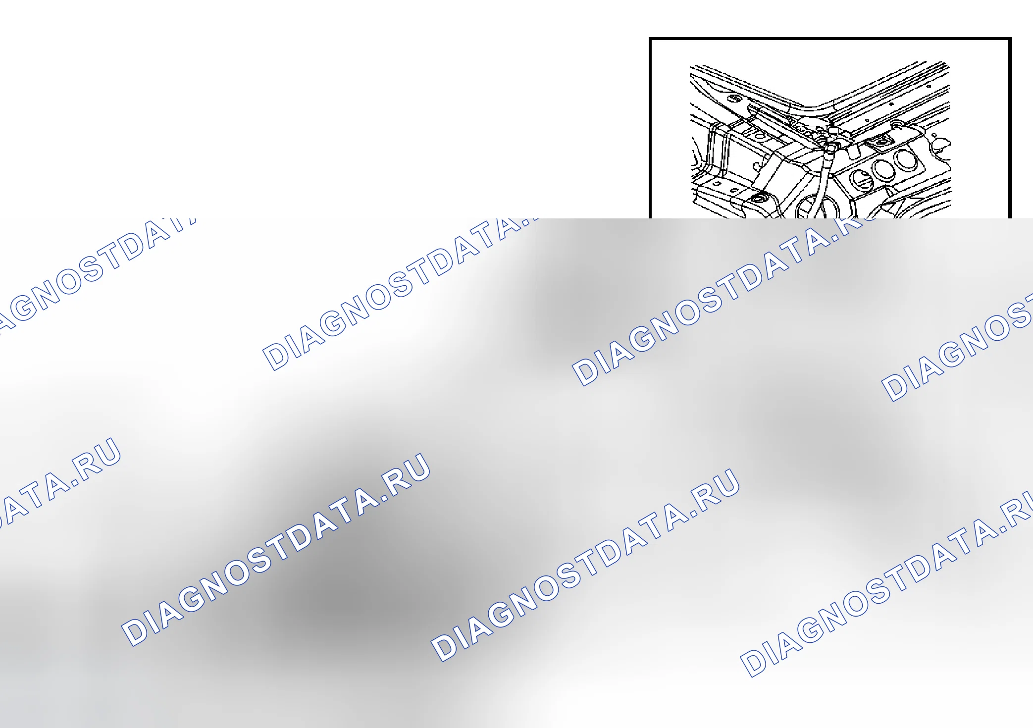 Рис. 13: Направление потока воды в люке Ultra-View. Cadillac SRX I