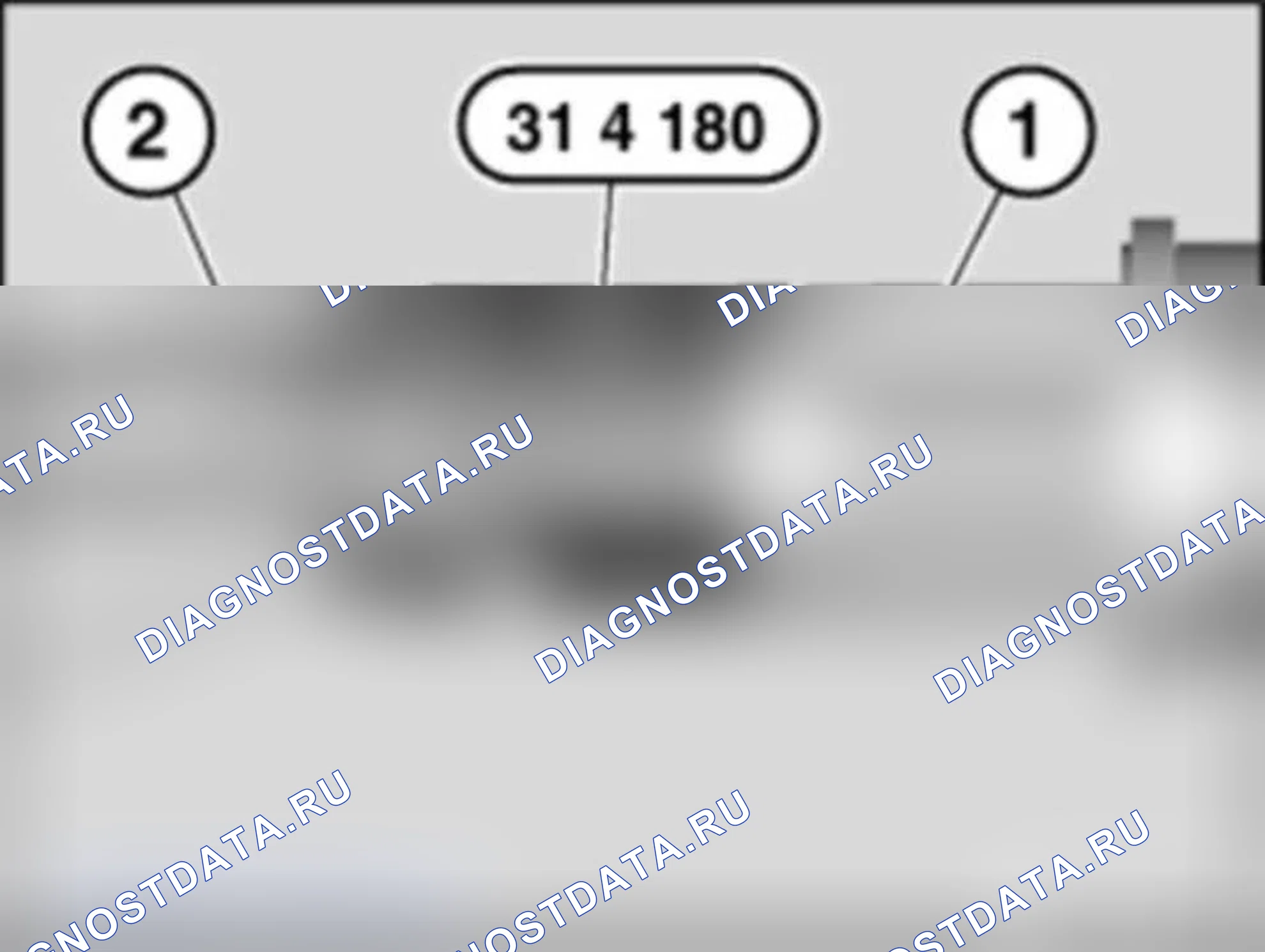 Рис. 423: Идентификация выходного вала, биительного блока и специального инструмента (31 4 180). BMW X6 M E71