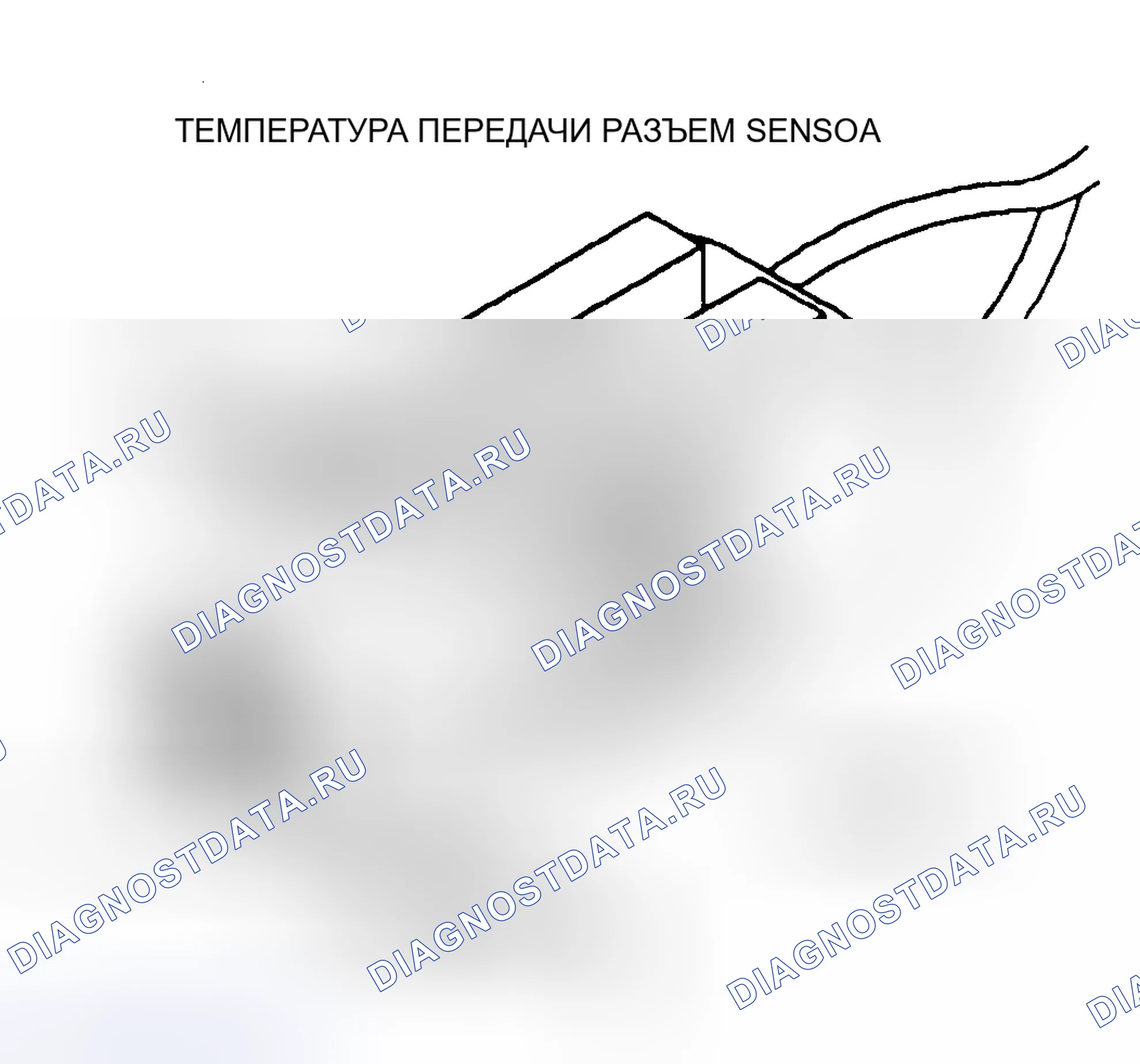 Рис. 311: Тест 2 - Разъем датчика температуры трансформатора массы. Dodge Cab & Chassis R2500 AD pre