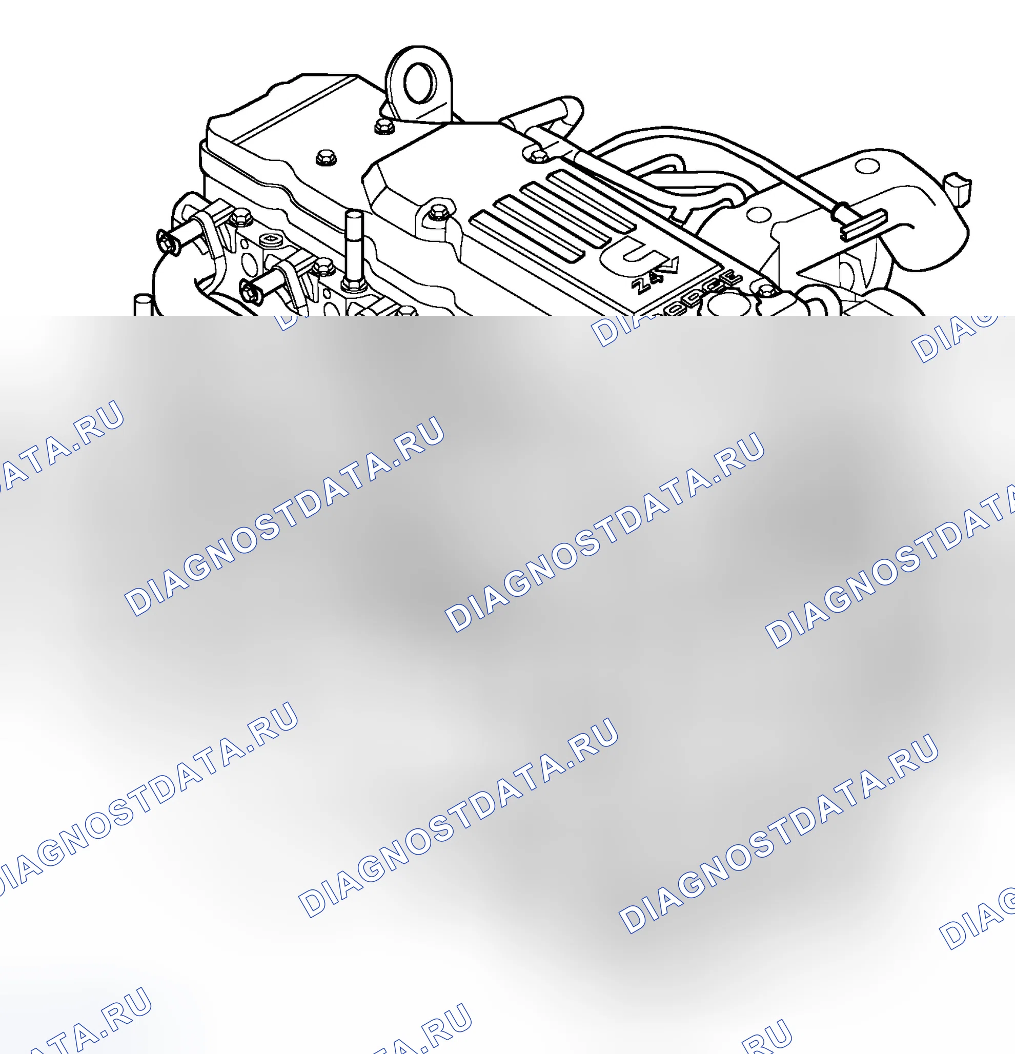 Рис. 608: ОПИСАНИЕ механической части двигателя. Dodge Pickup R2500 