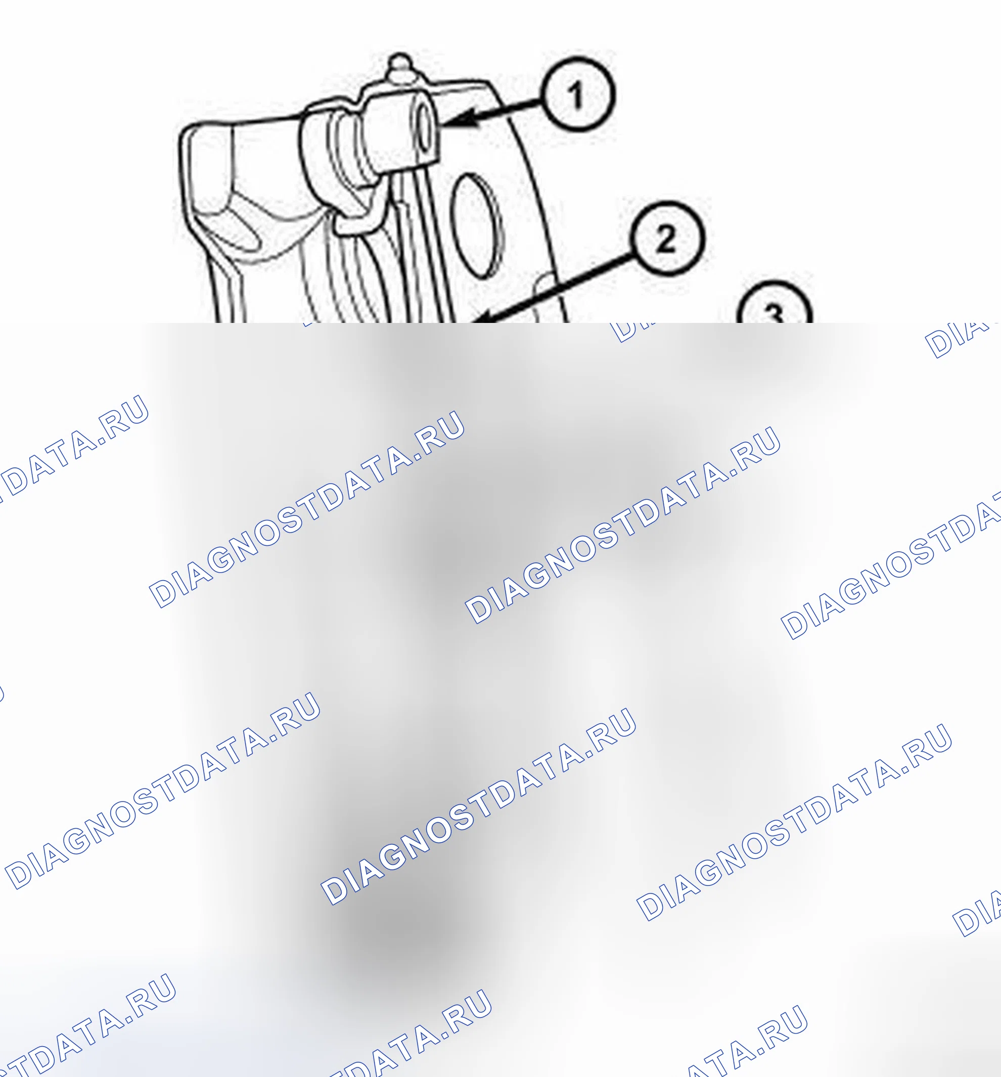 Рис. 304: ДЕМОНТАЖ. Chrysler Town & Country V рестайлинг