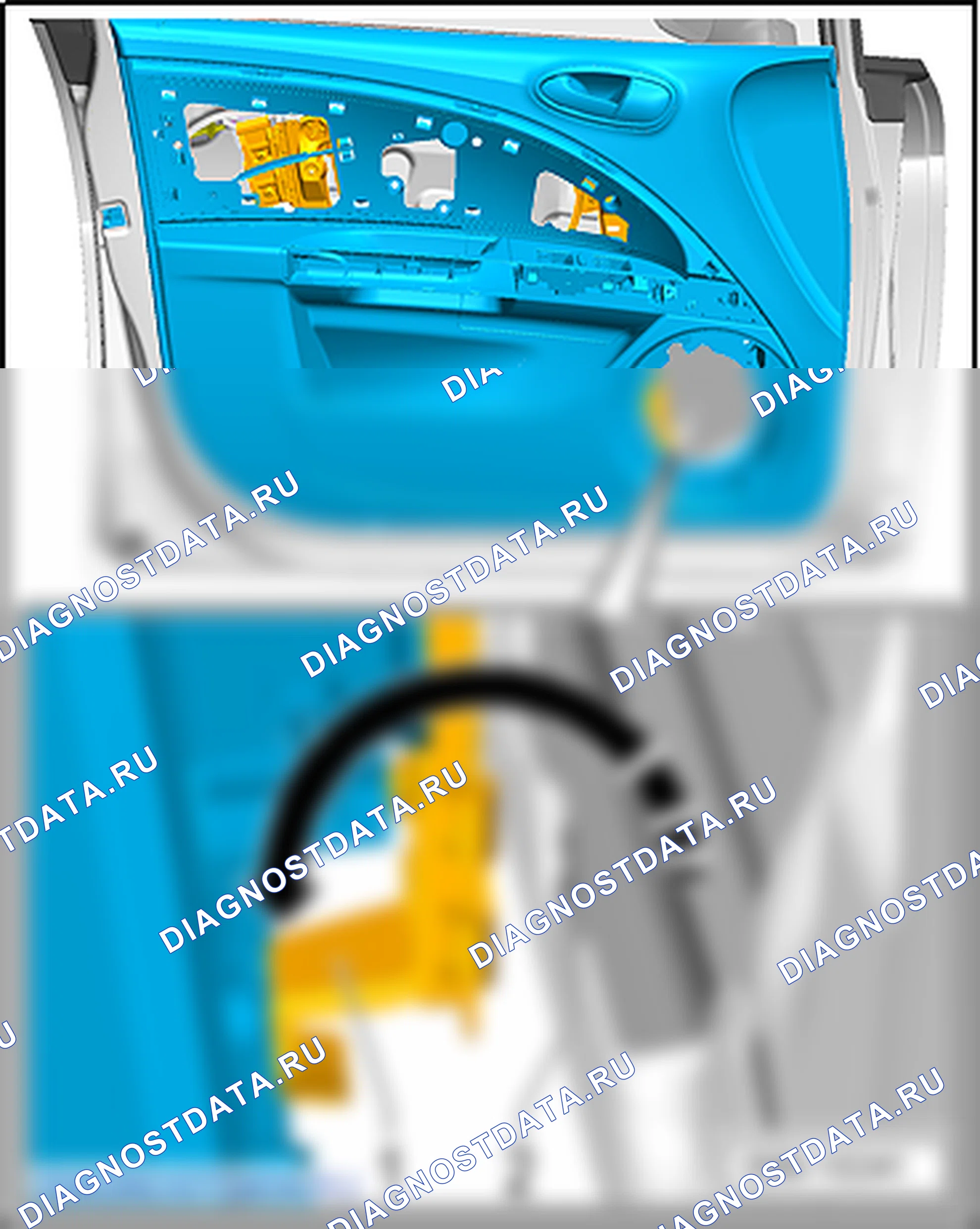 Наружные зеркала заднего вида (Наружные арматурные работы). SEAT Leon Ii