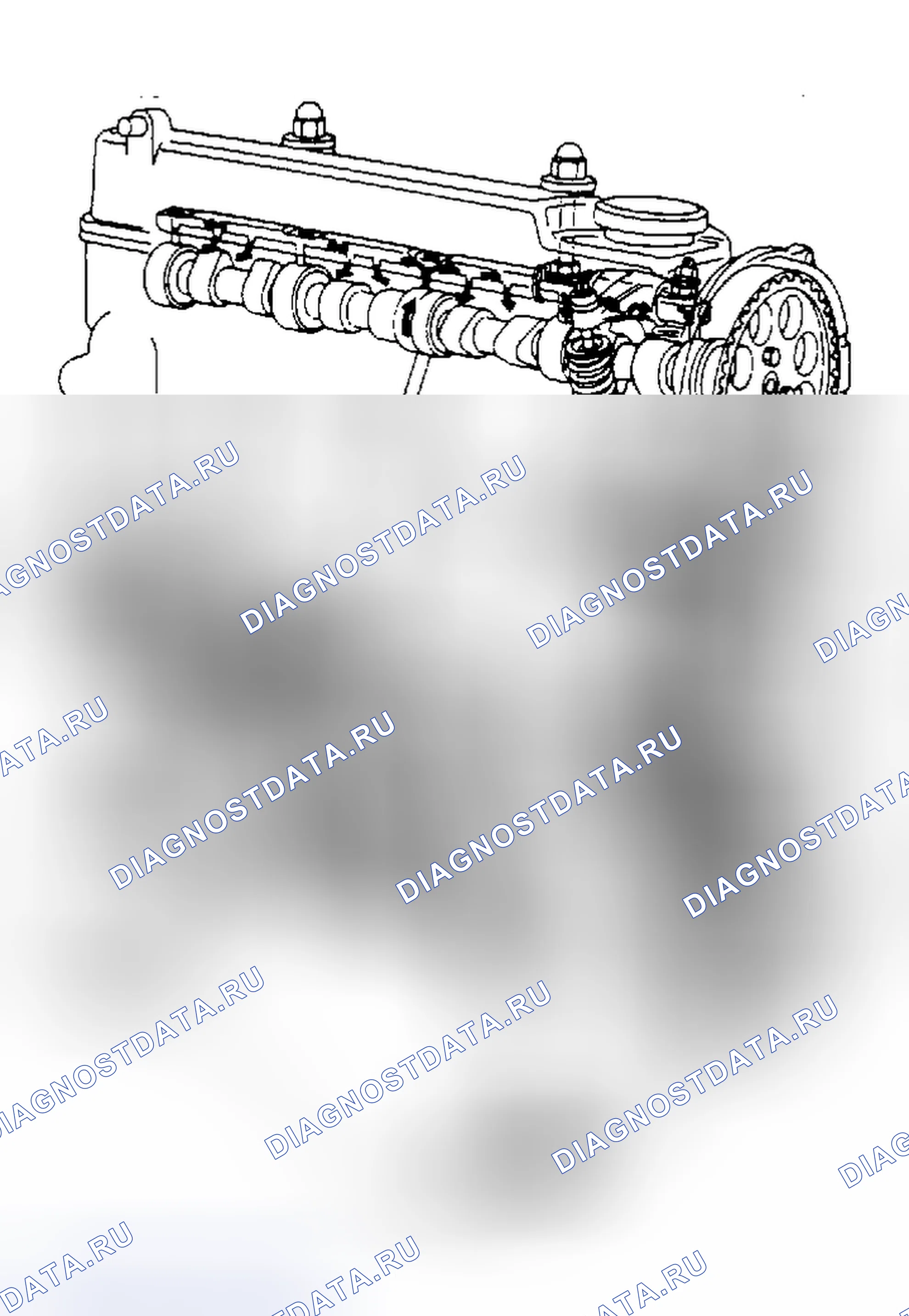 Рис. 8: Система смазки двигателя E15 и E16. Nissan Sentra B11