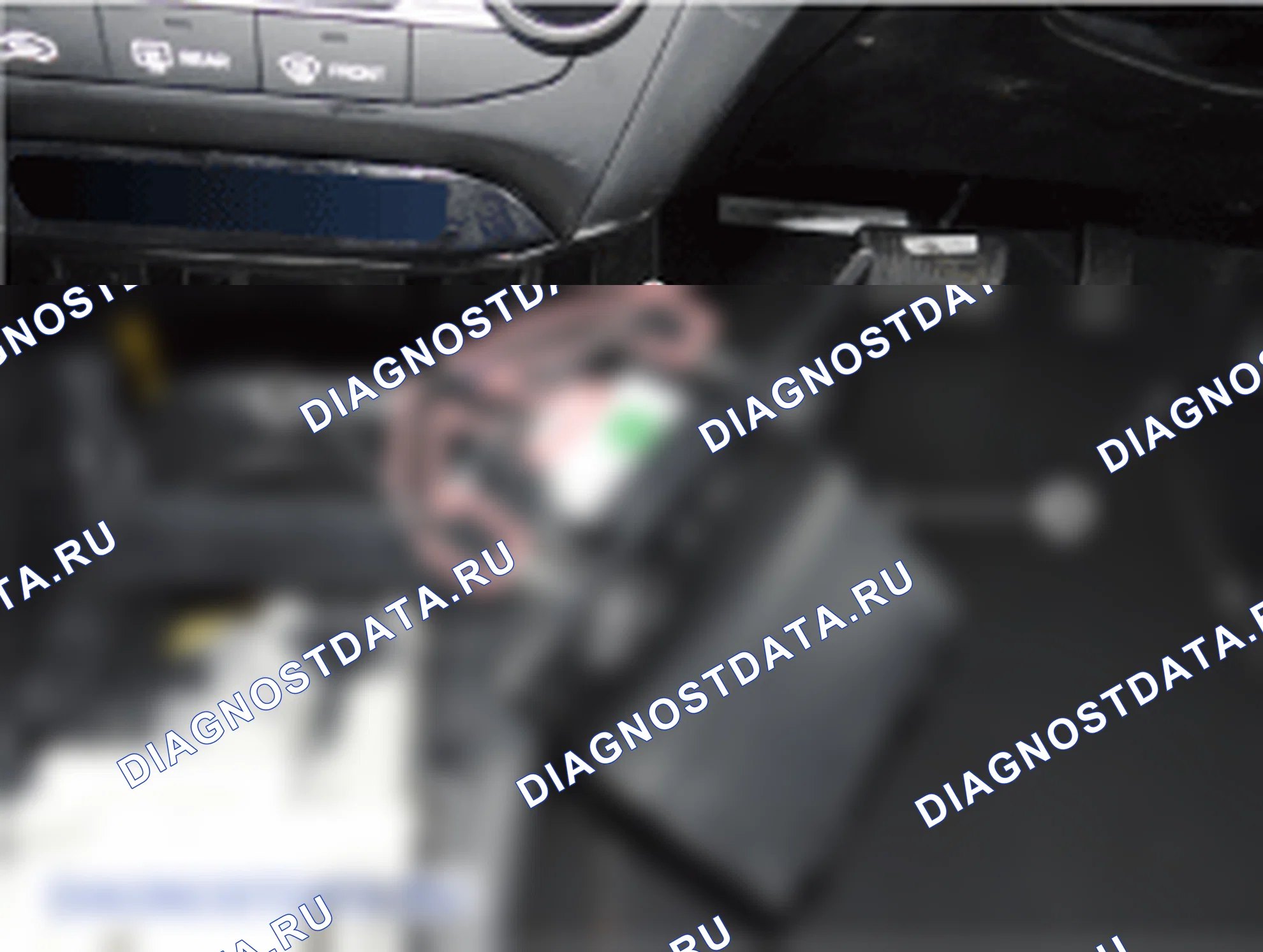 Снятие мультимедийного разъёма. Hyundai i20 GB