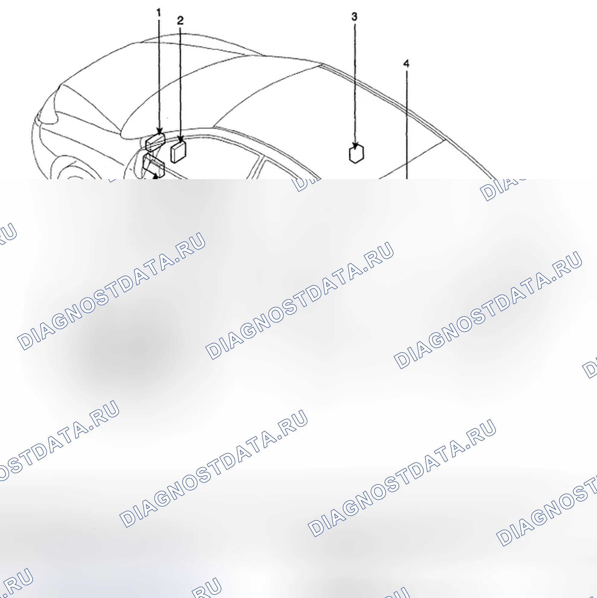 Рис. 80: РАСПОЛОЖЕНИЕ КОМПОНЕНТОВ. Hyundai Elantra IV