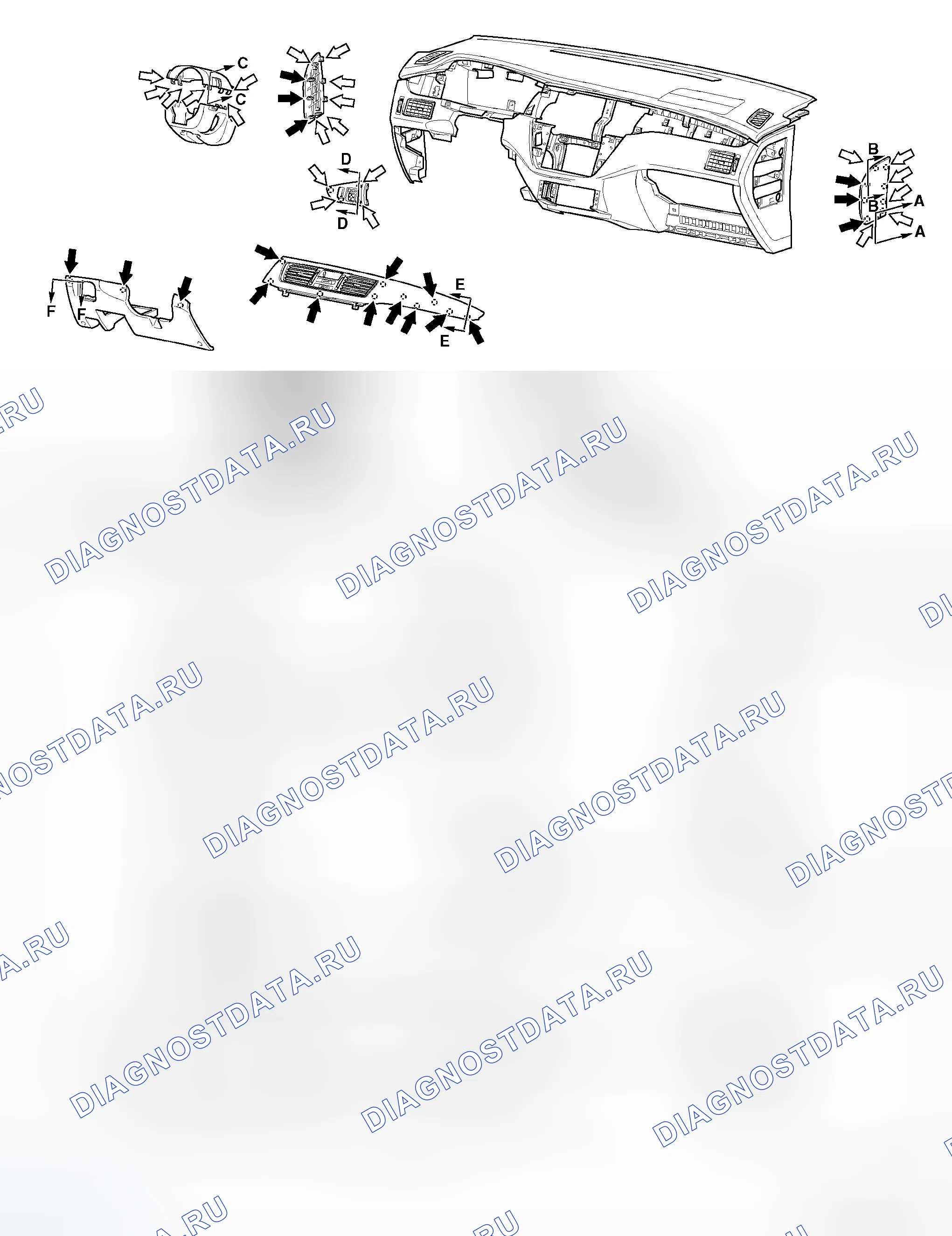 Рис. 7: ПОЛОЖЕНИЕ ЗАЖИМА И ЗАХВАТА. Mitsubishi Lancer Evolution IX