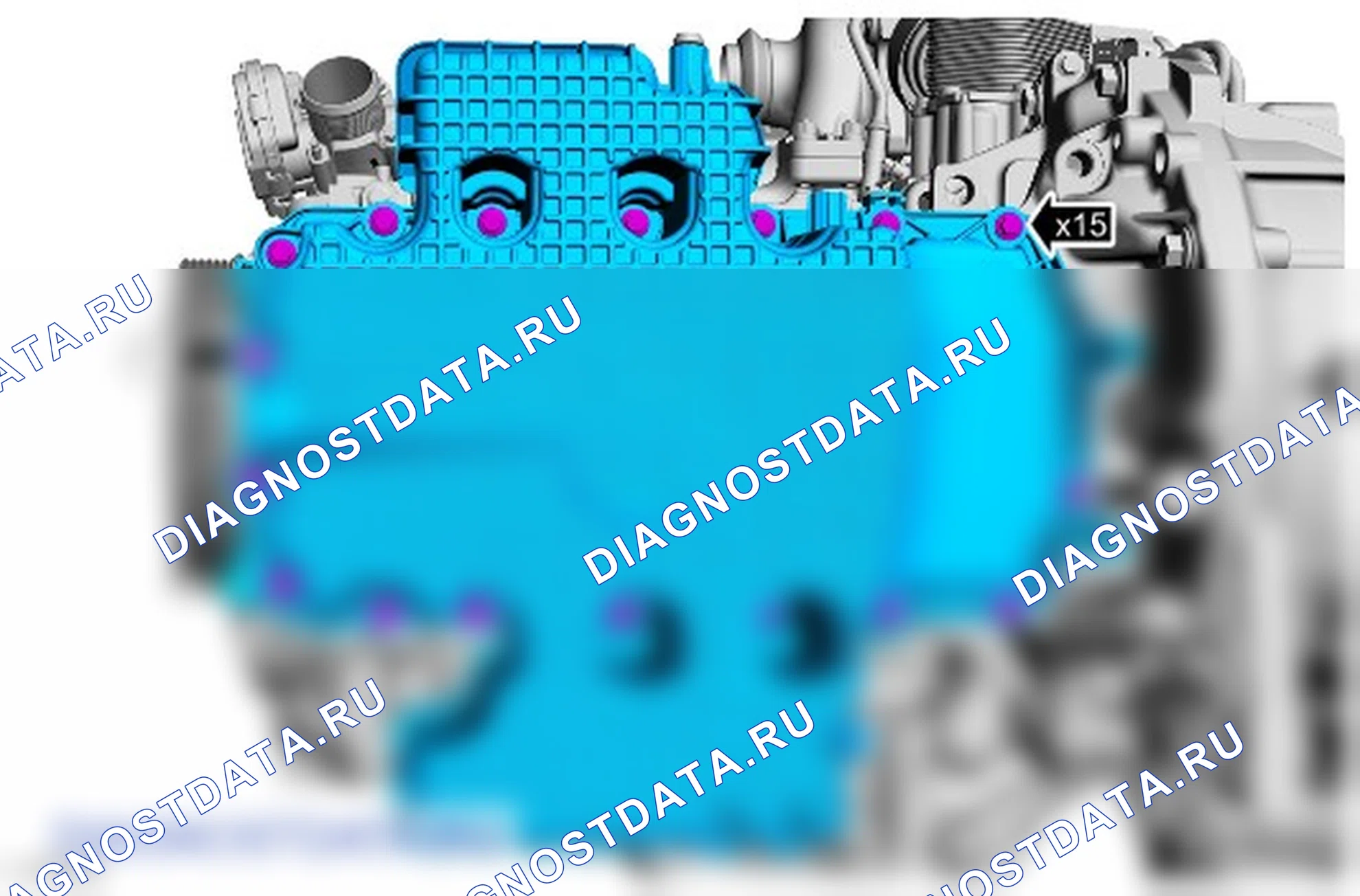 Разборка двигателя. Ford Transit Connect II